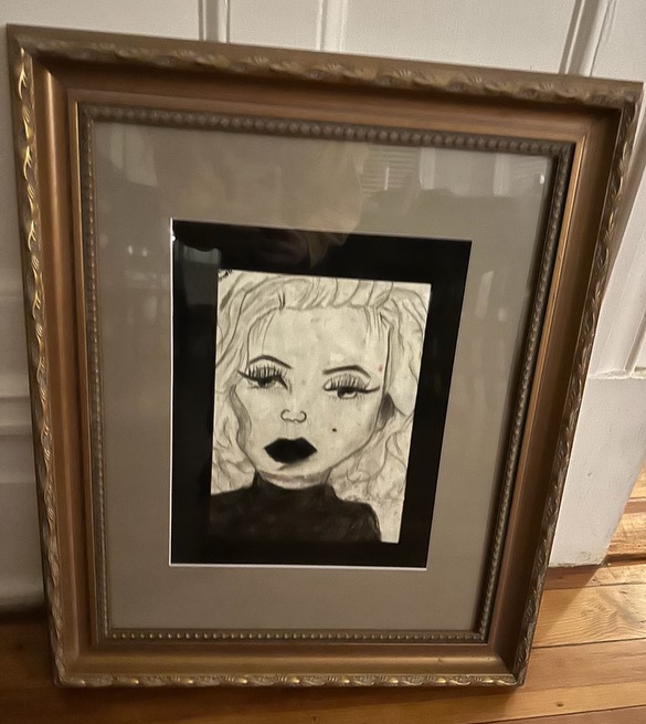 Retro 50s Leading Lady Original Artwork by Taytem Barth