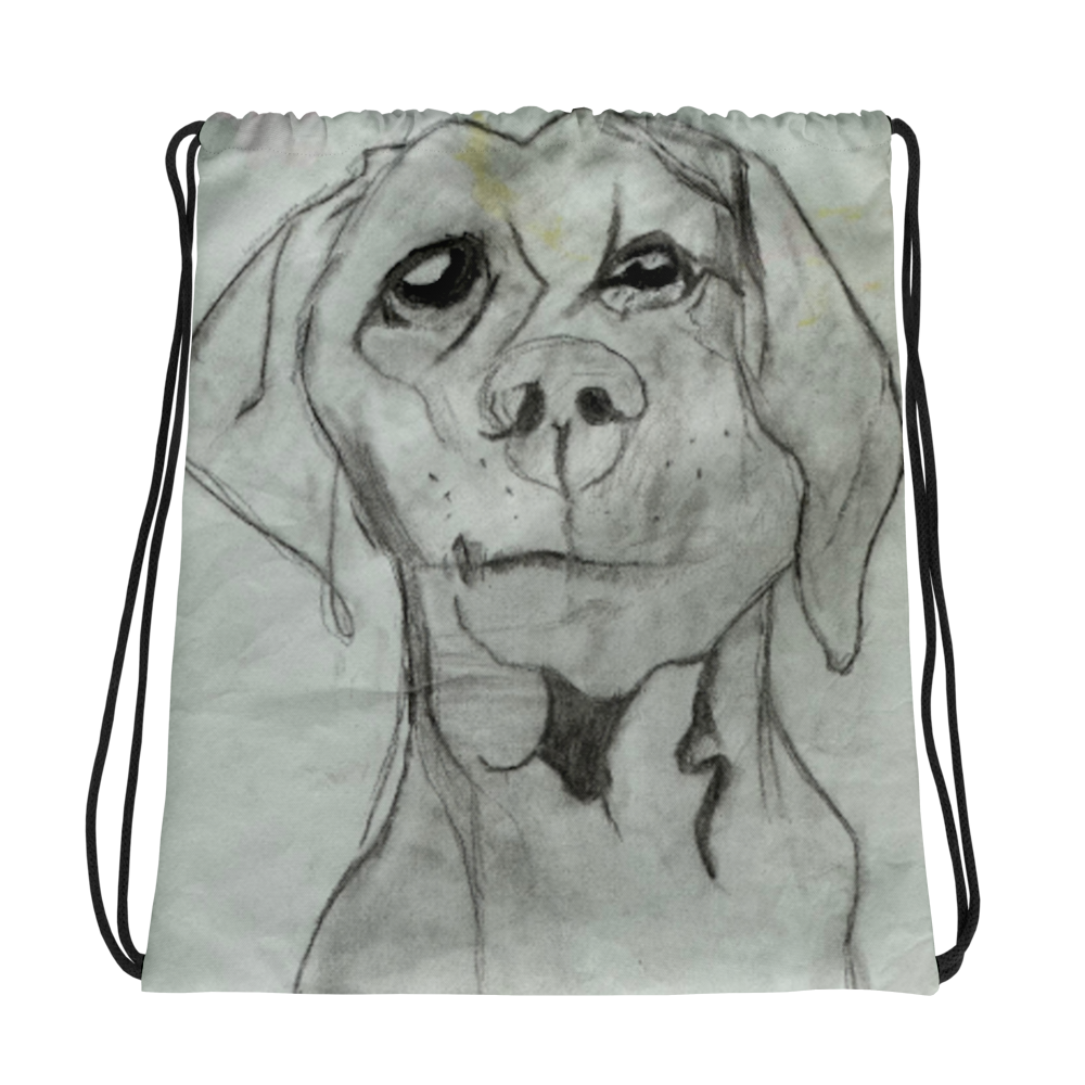 Dog Drawstring Bag