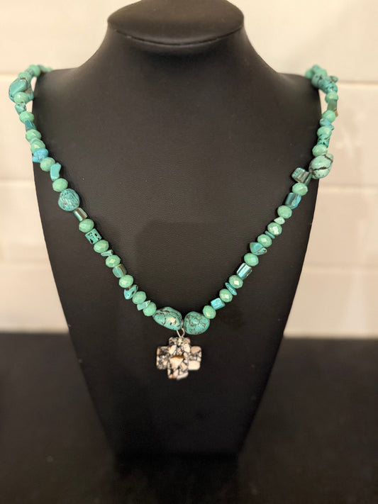 Original Cross Handmade Necklace Jewelry by Taytem Barth