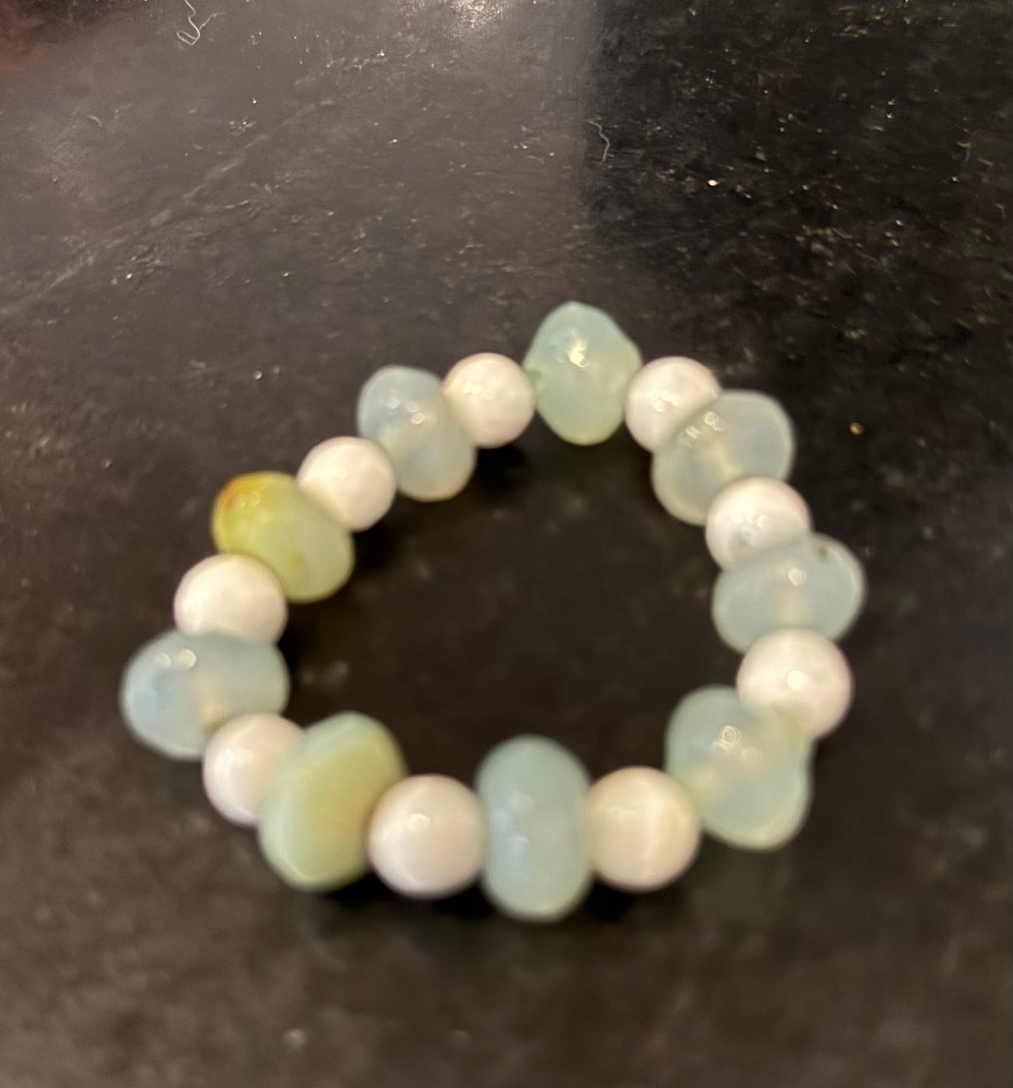 Beautiful earth colored stone design bracelet by Taytem Barth