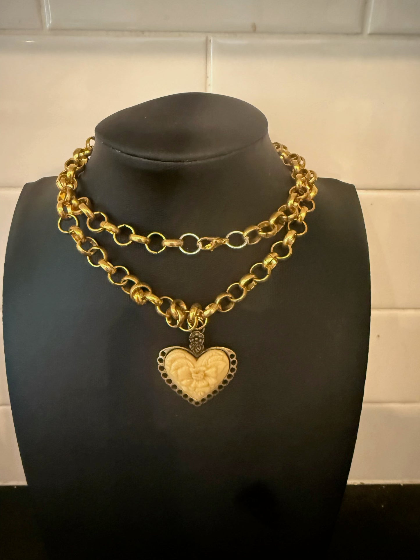 Original Heart Necklace Jewelry by Taytem Barth