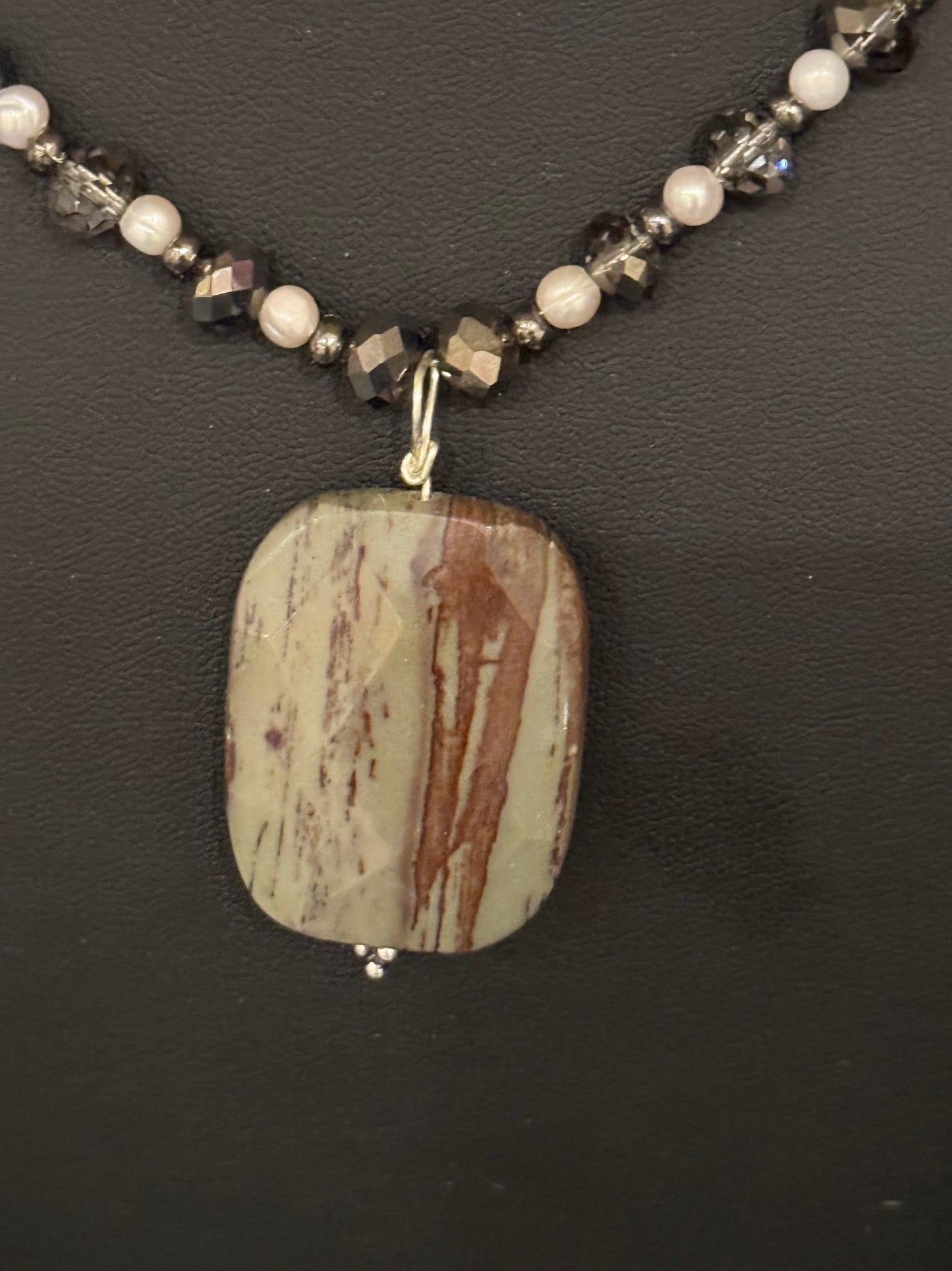 Original Polished Pendant Necklace Jewelry by Taytem Barth