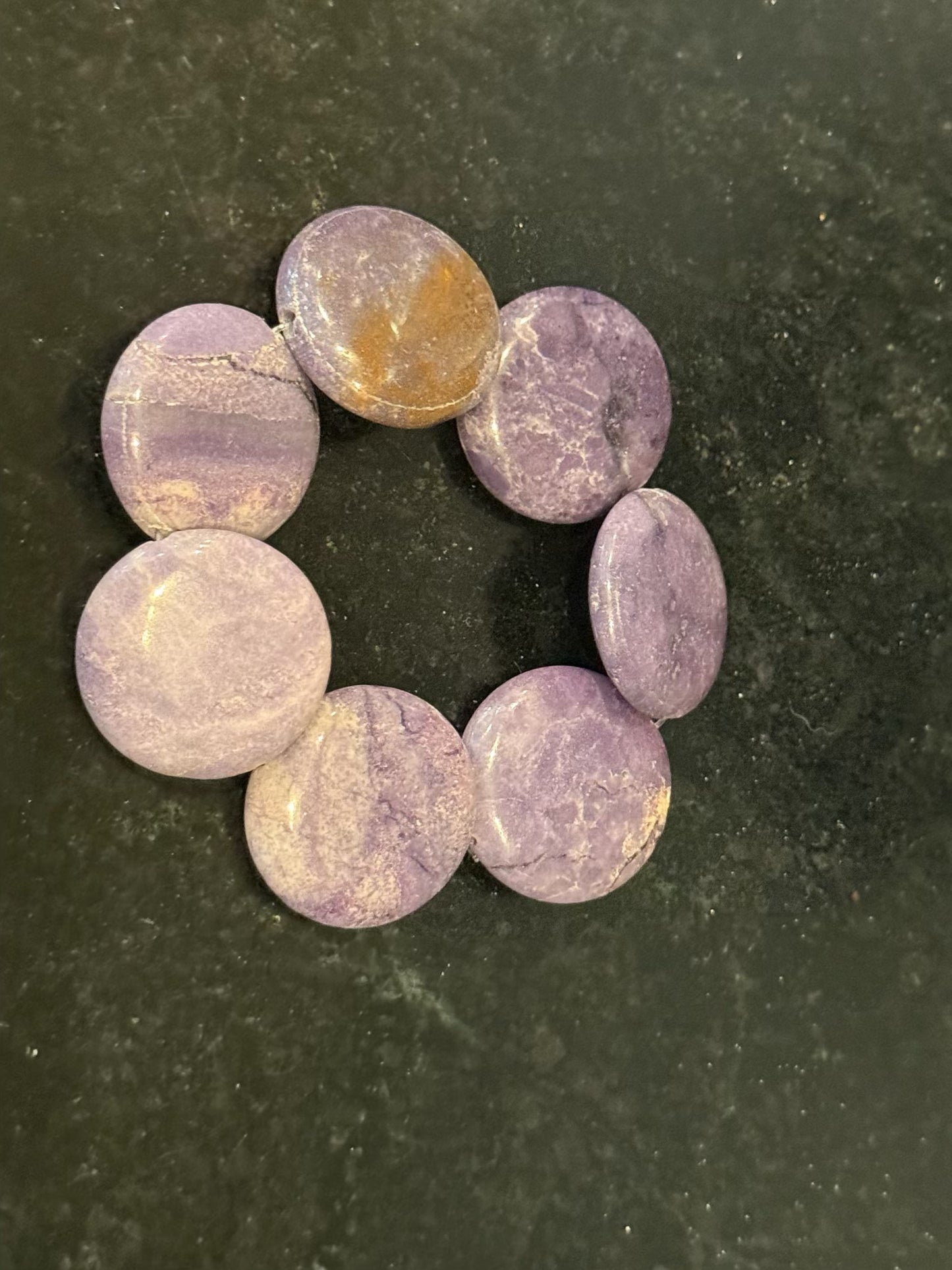 Beautifully designed glass beaded bracelet by Taytem Barth