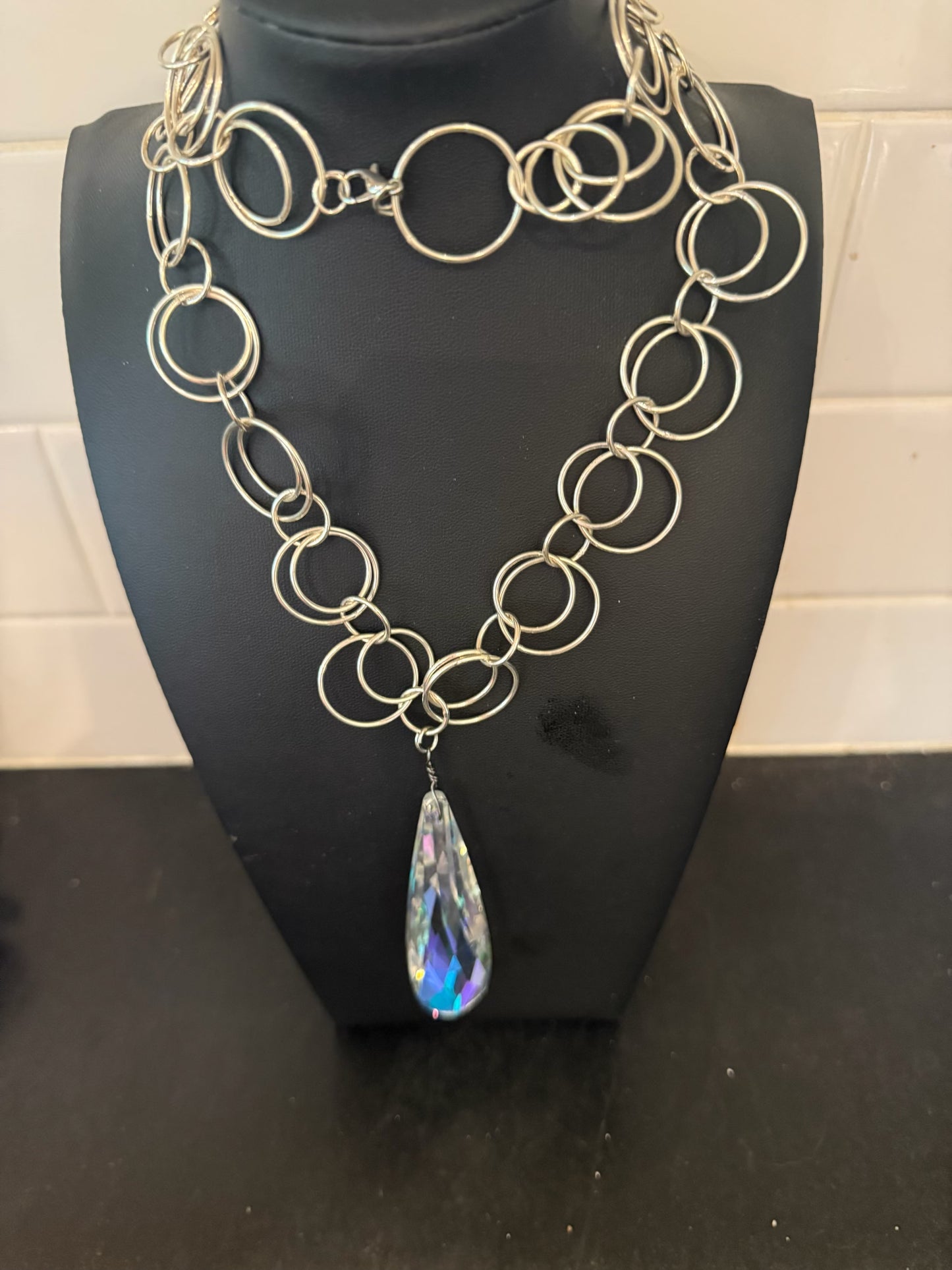 Original sparkly pendant Necklace Jewelry by Taytem Barth