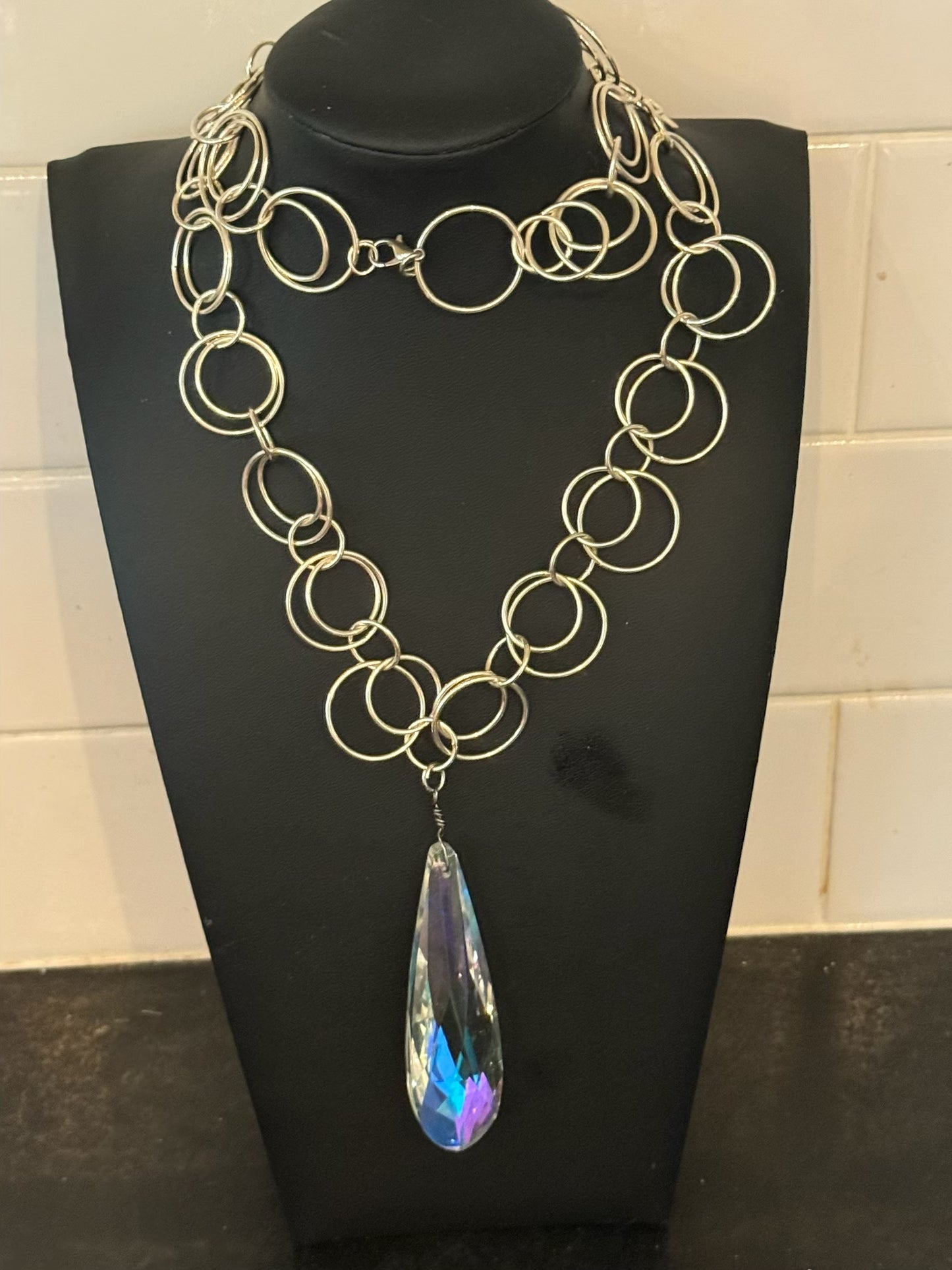 Original sparkly pendant Necklace Jewelry by Taytem Barth