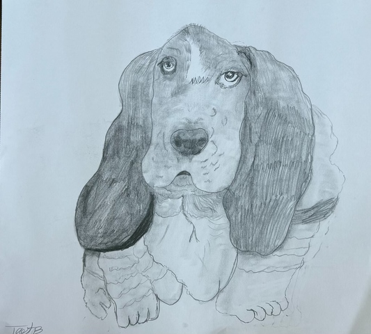 Sad Eyes Original Artwork by Taytem Barth