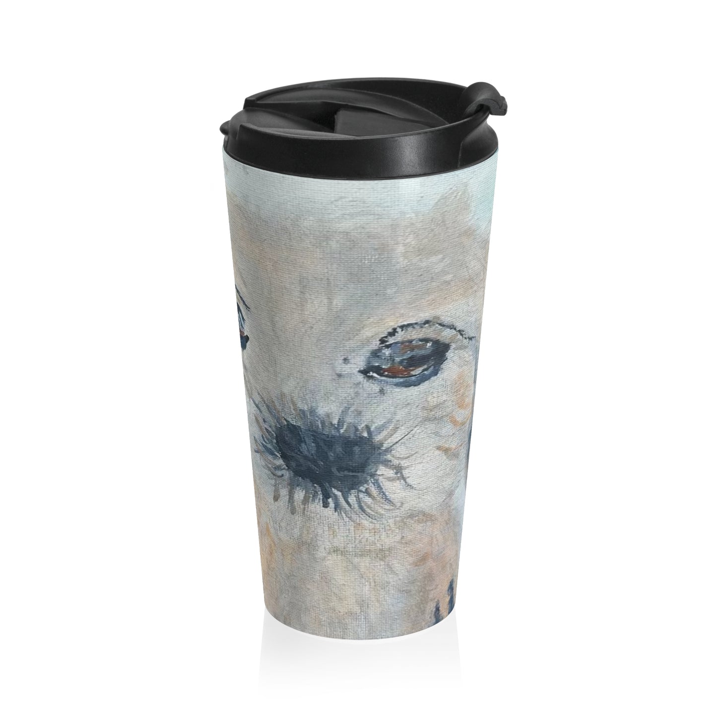 Cutie Pie Dog Stainless Steel Travel Mug