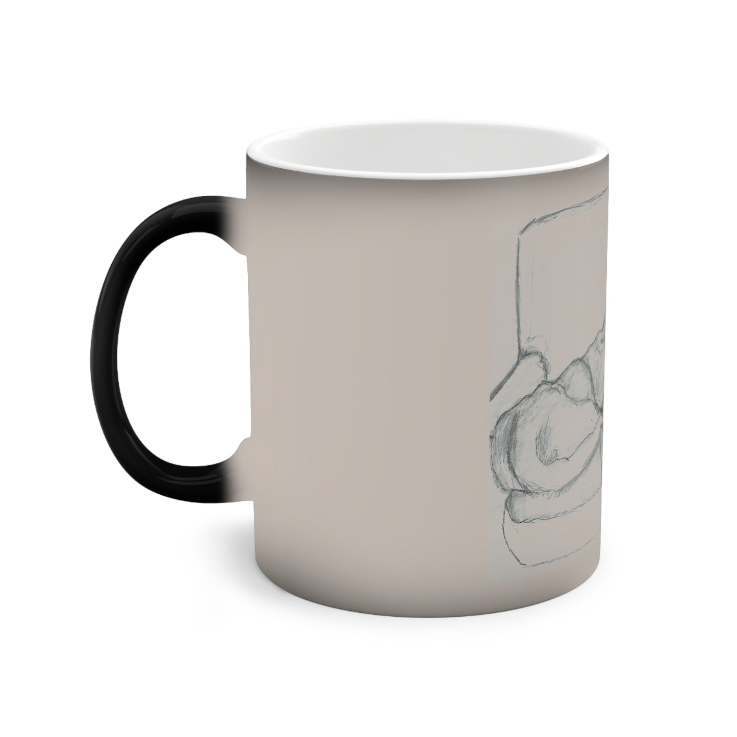 Sleeping Dog Color-Changing Mug, 11oz