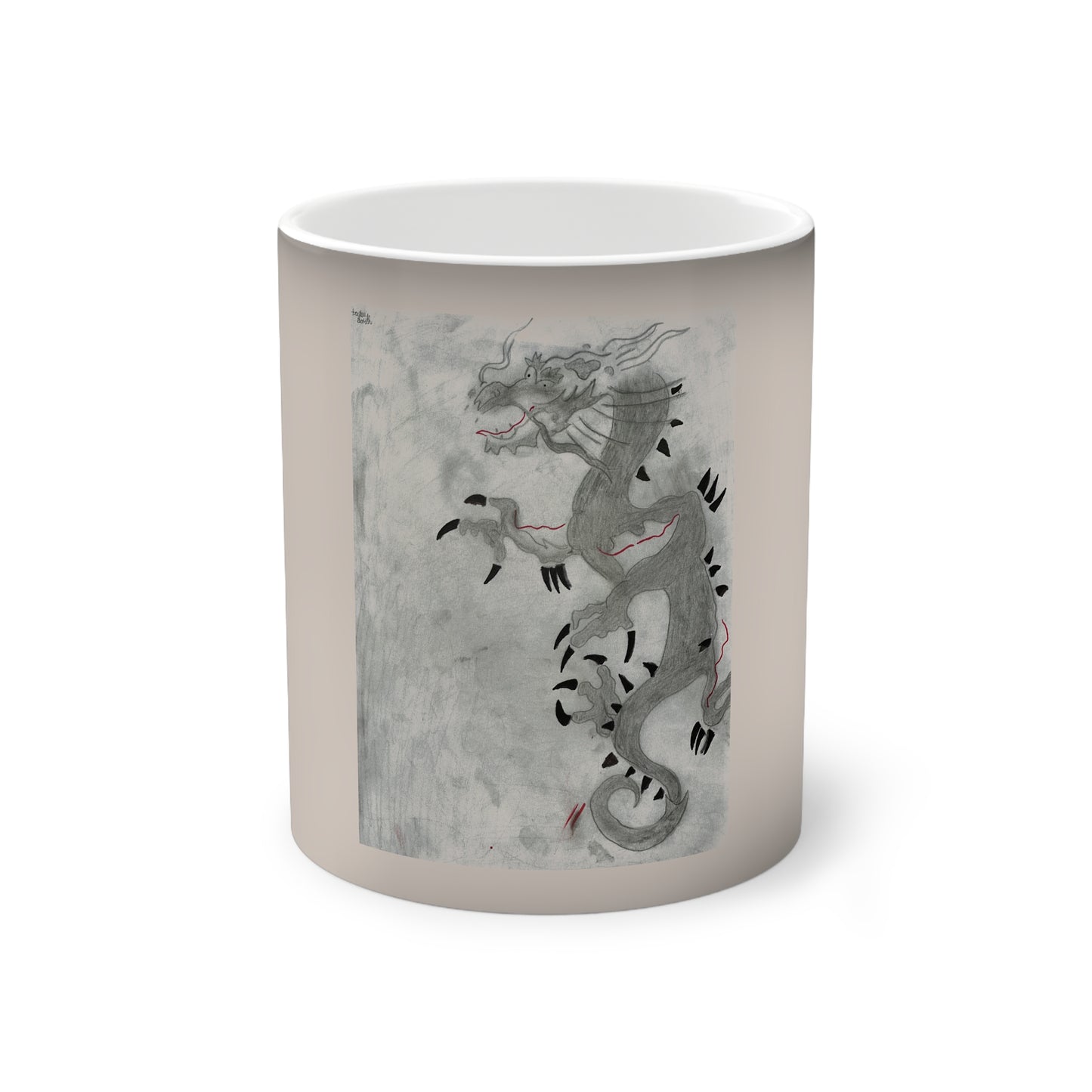 Dragon Anime Color-Changing Mug, 11oz