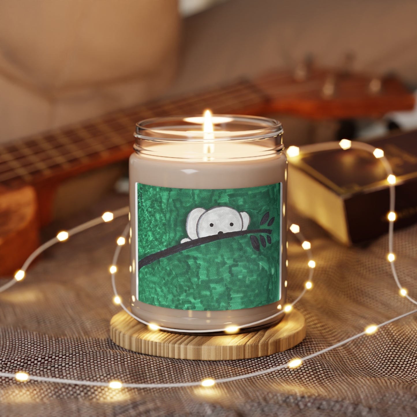 Hiding Koala Scented Soy Candle, 9oz