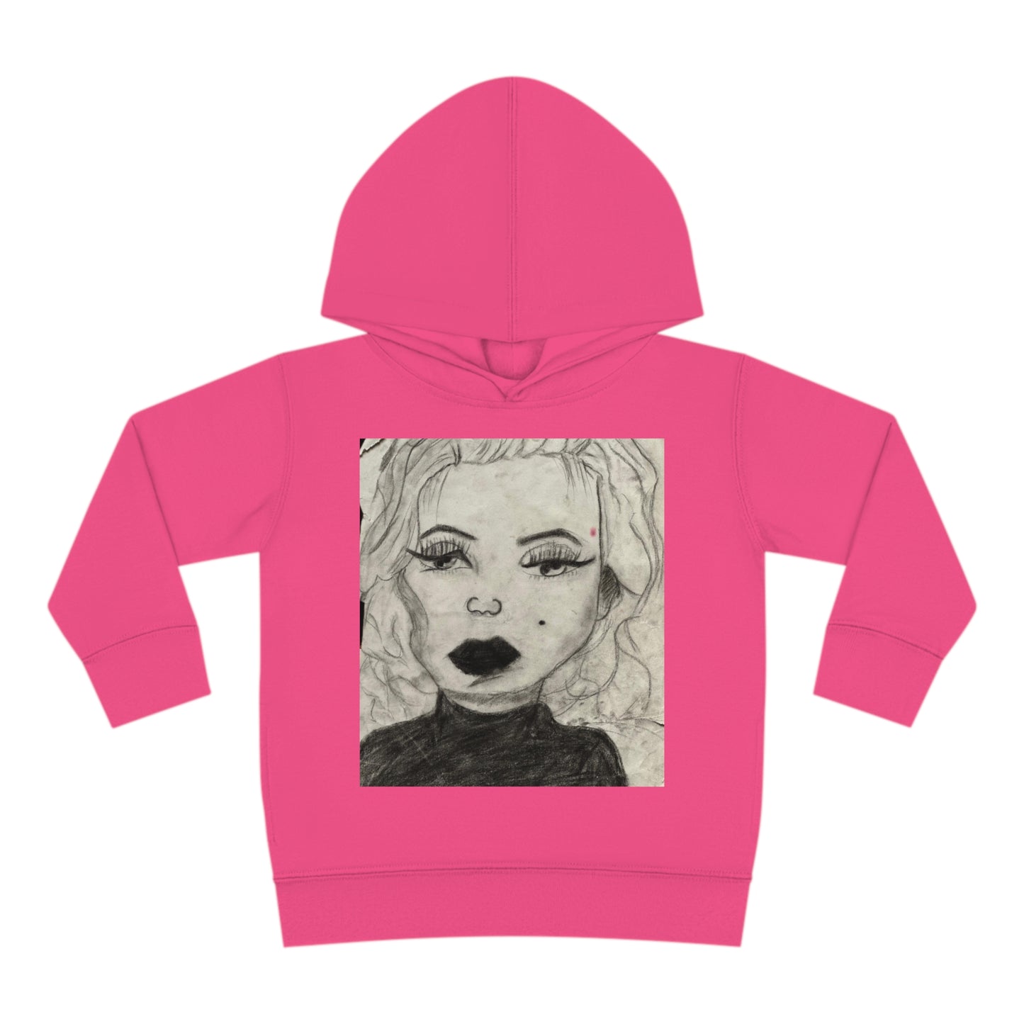 Retro 50s Leading Lady Toddler Pullover Fleece Hoodie