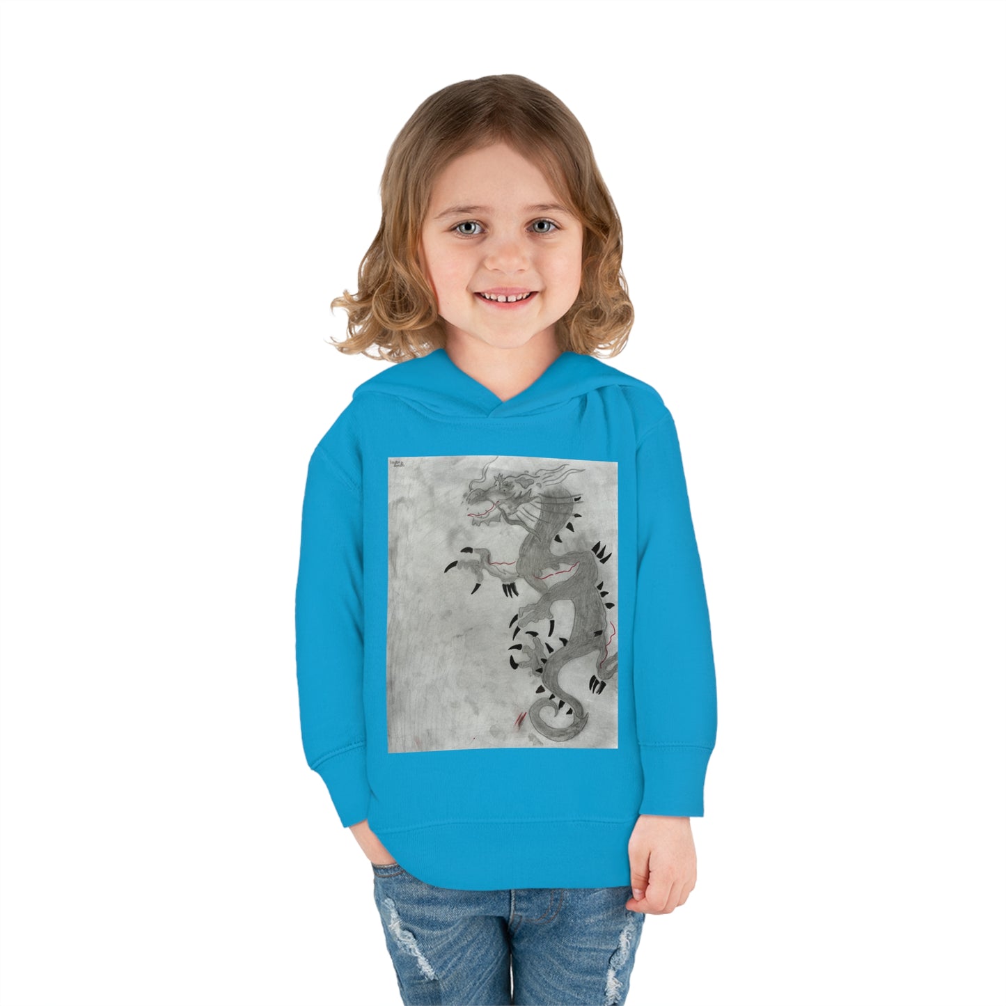 Dragon Toddler Pullover Fleece Hoodie