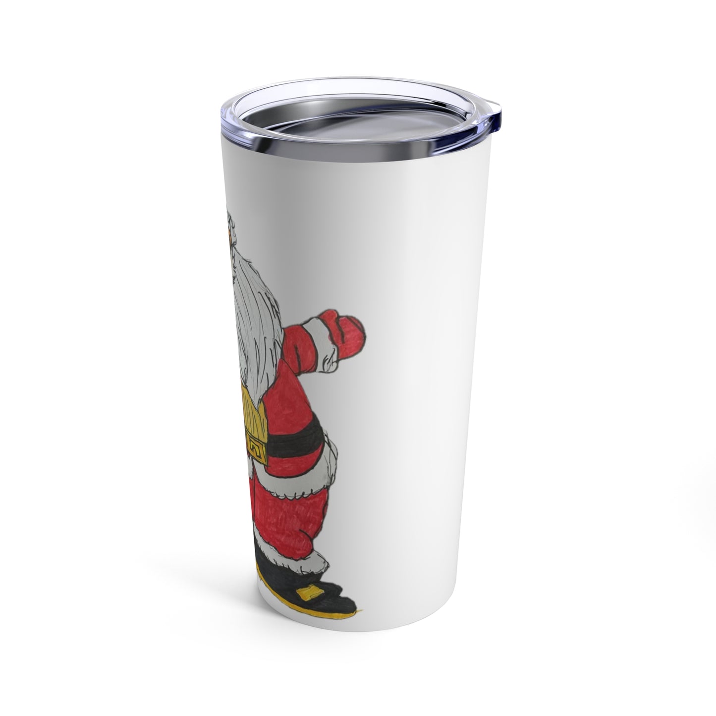 Bowl Full of Jelly Santa Tumbler 20oz