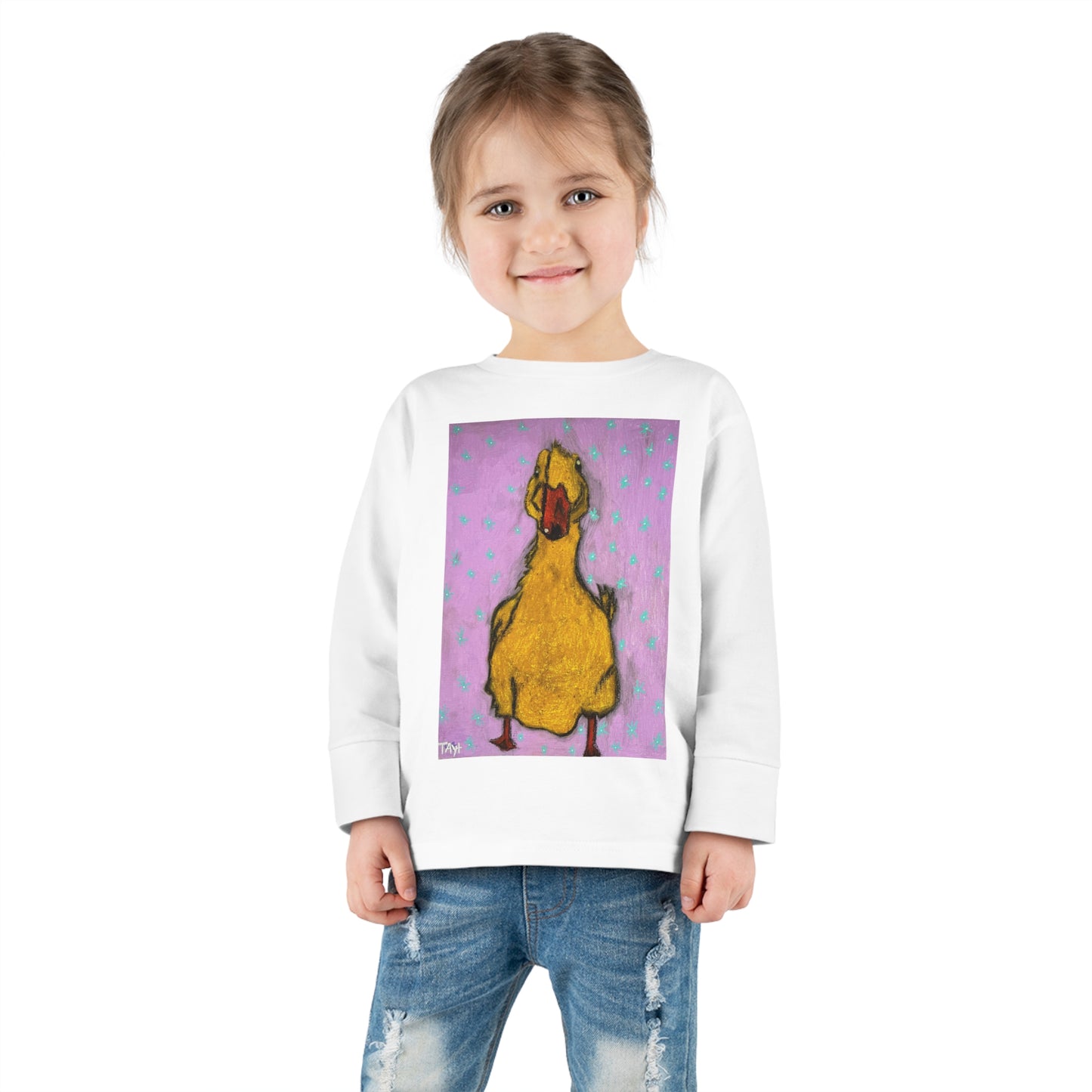 Lucky Duck Toddler Long Sleeve Tee