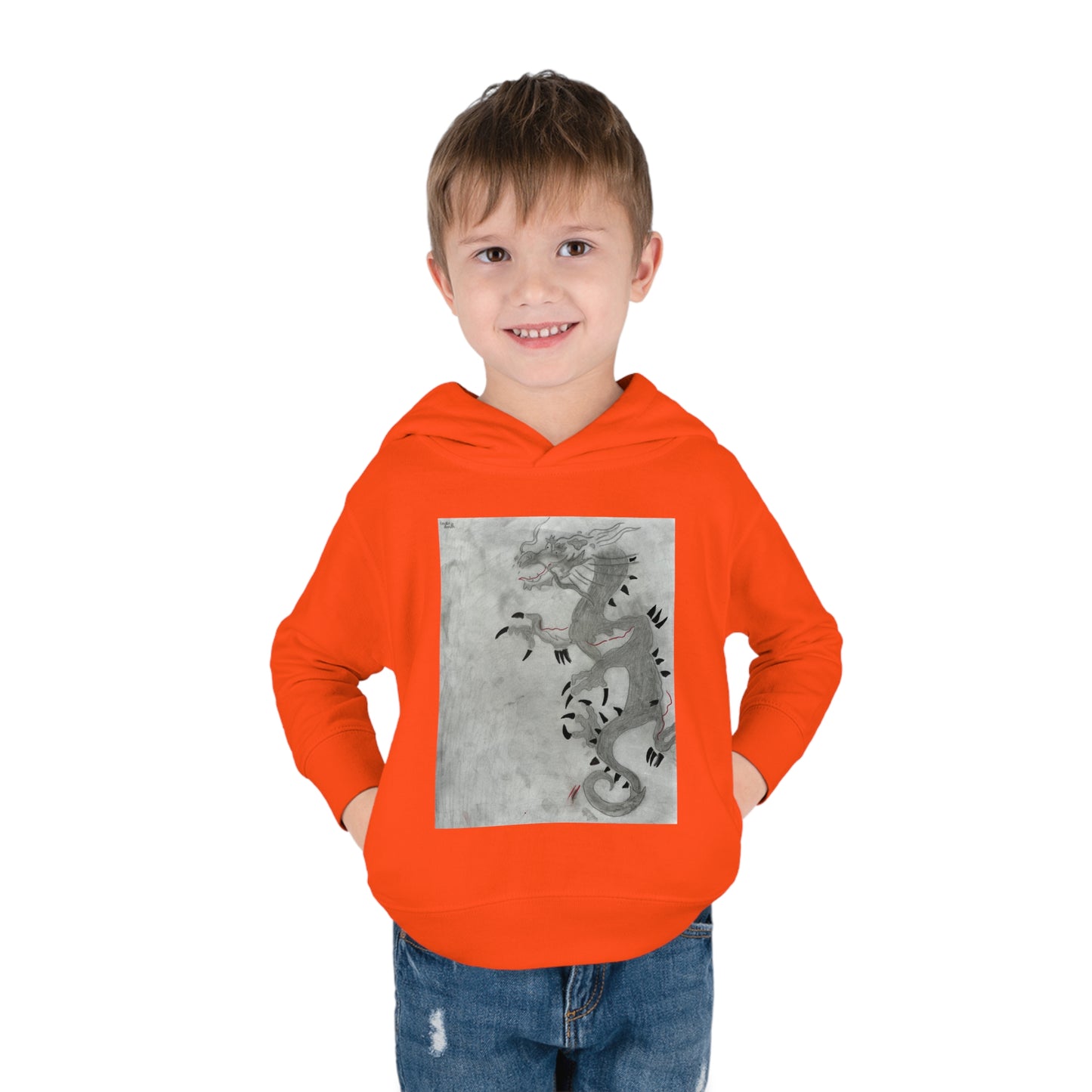 Dragon Toddler Pullover Fleece Hoodie