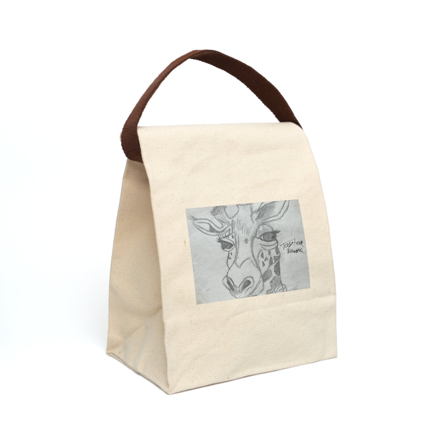 Giraffe Lunch Bag With Strap