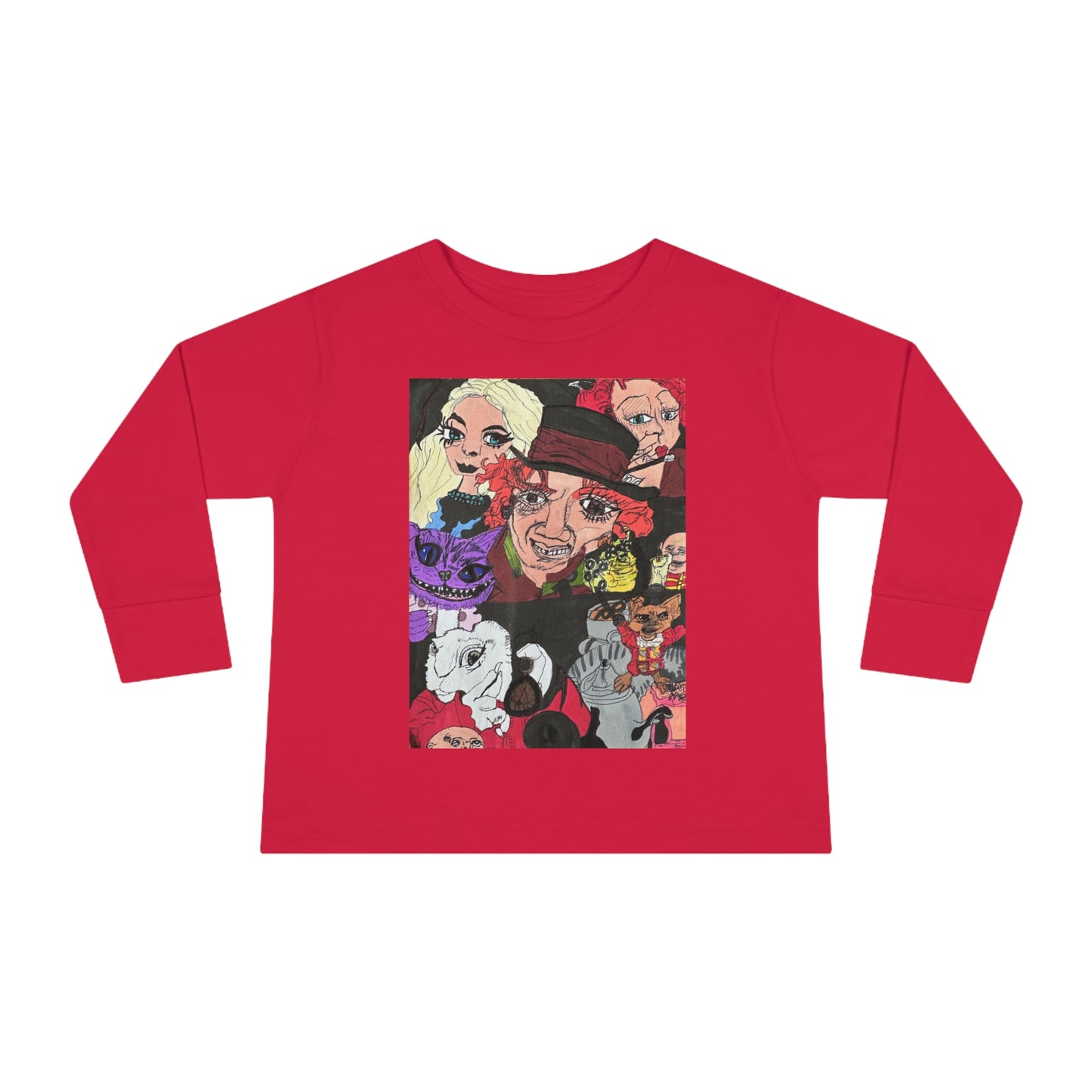 Hatters Madness Toddler Long Sleeve Tee