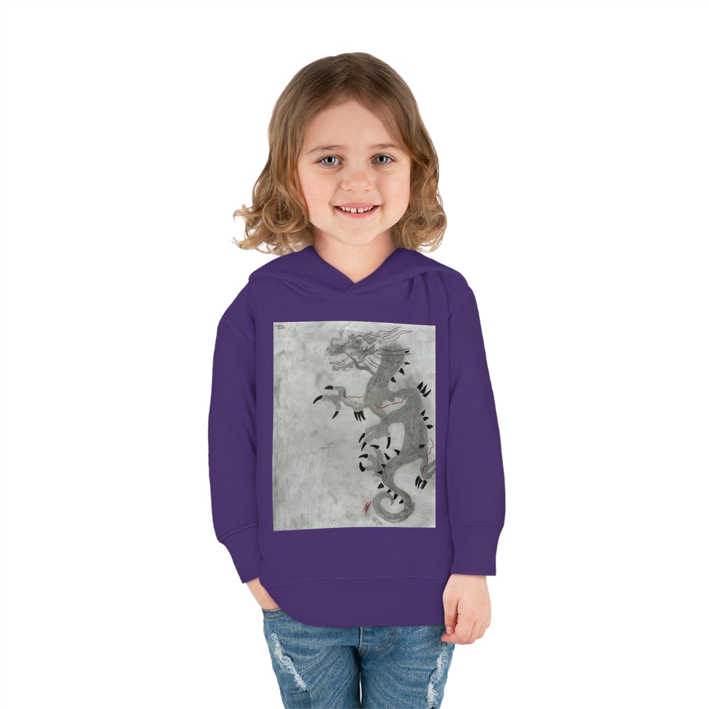 Dragon Toddler Pullover Fleece Hoodie