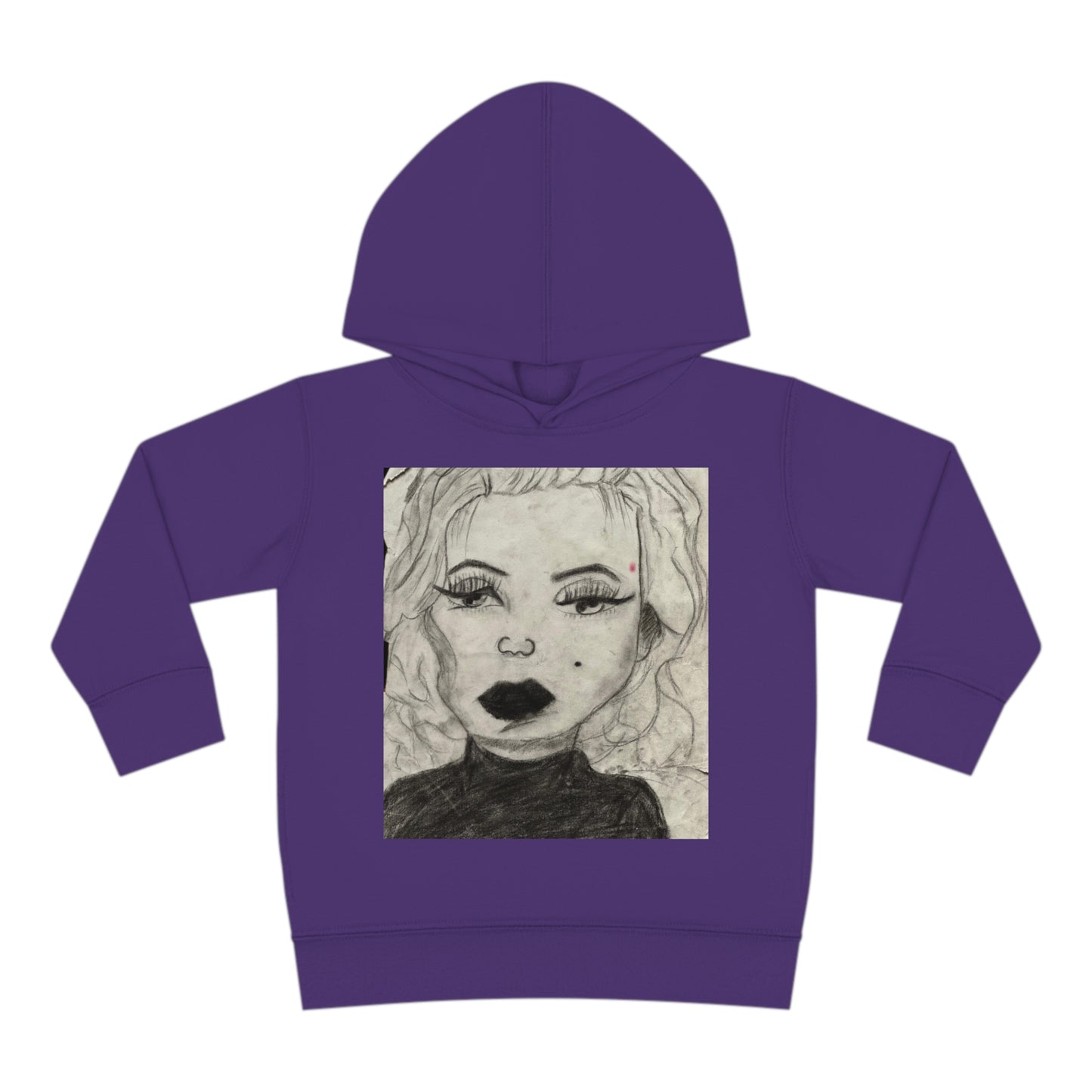 Retro 50s Leading Lady Toddler Pullover Fleece Hoodie