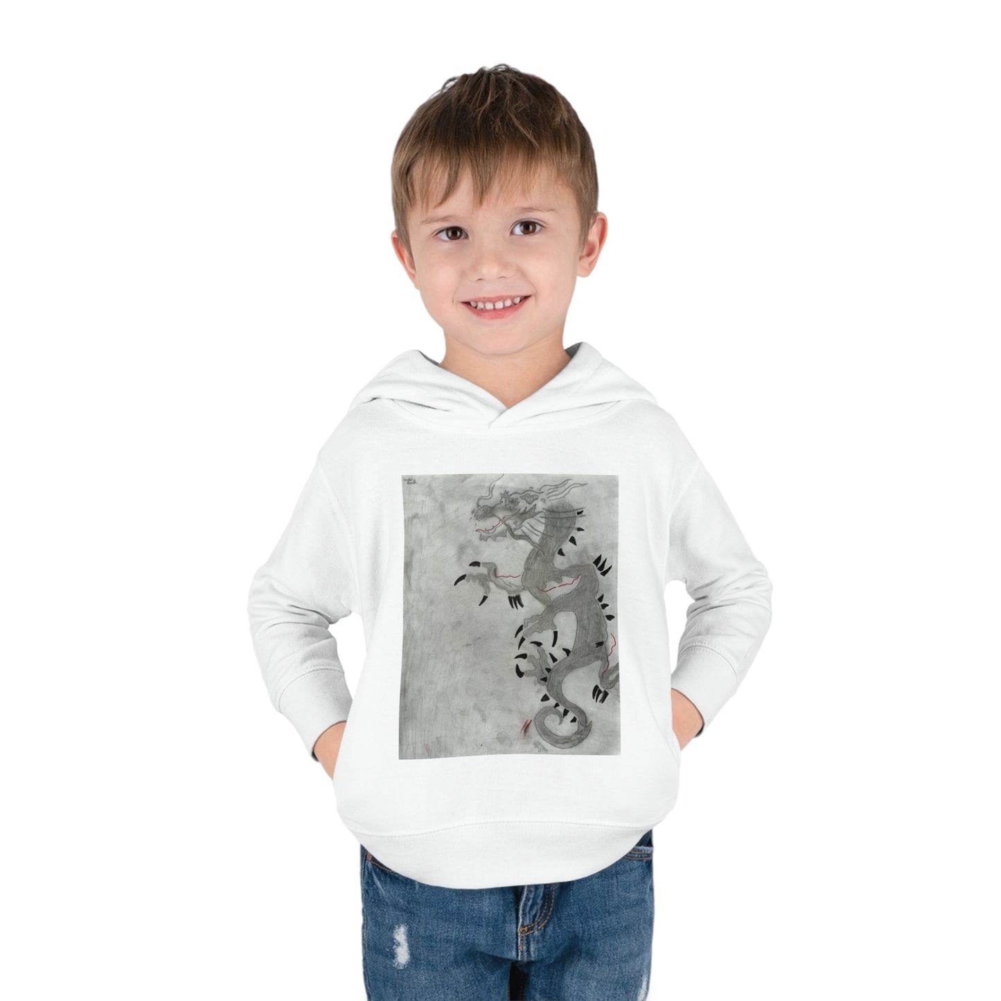 Dragon Toddler Pullover Fleece Hoodie