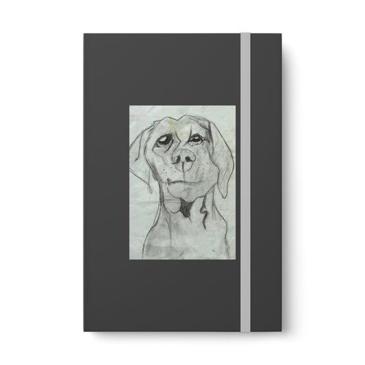 Dog Color Contrast Notebook - Ruled