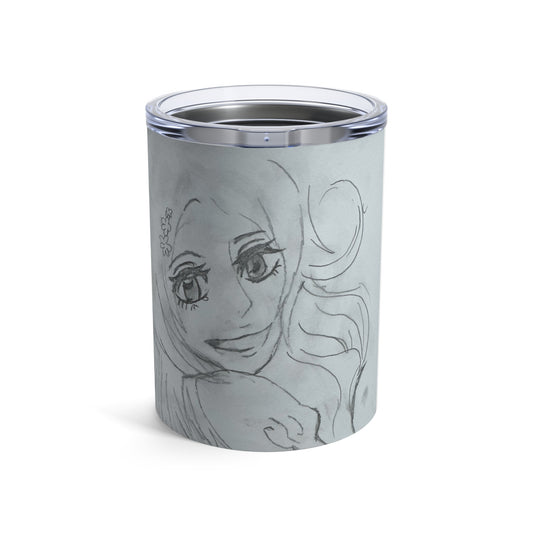 Anime Smiling Girl Tumbler 10oz