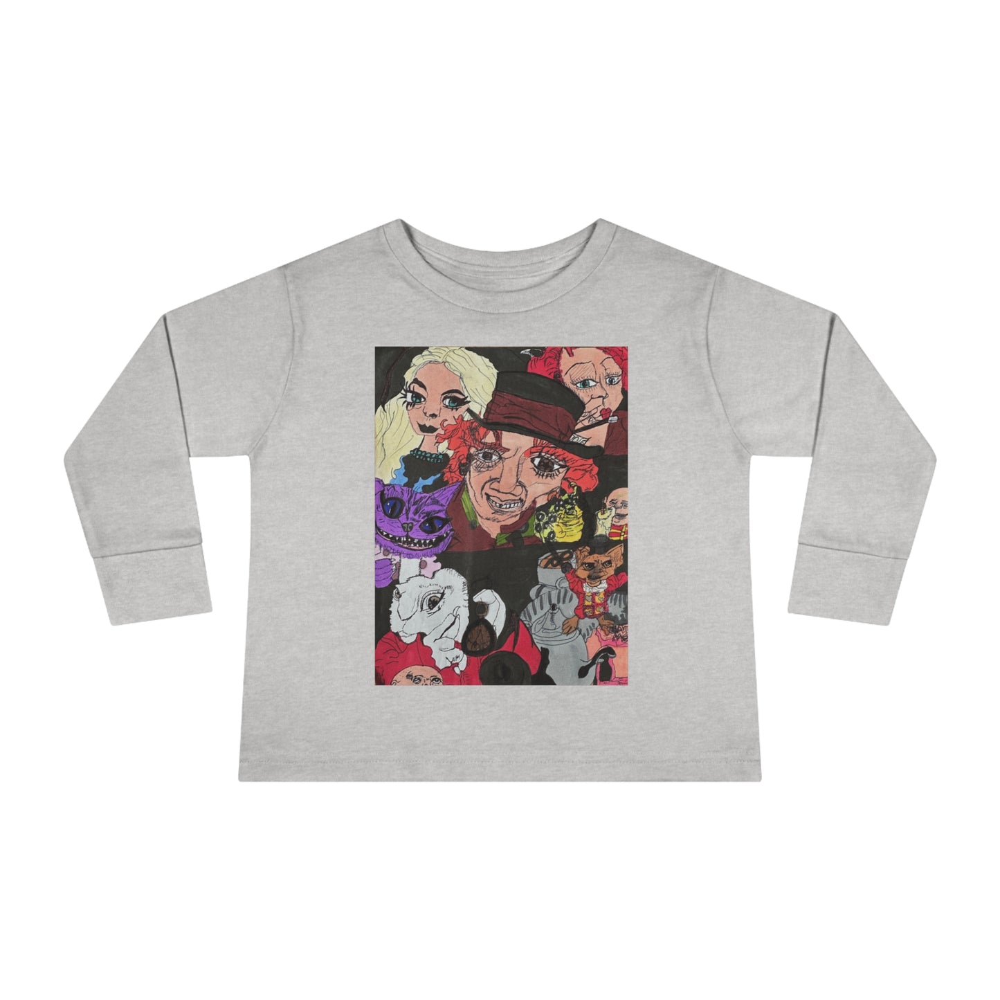 Hatters Madness Toddler Long Sleeve Tee