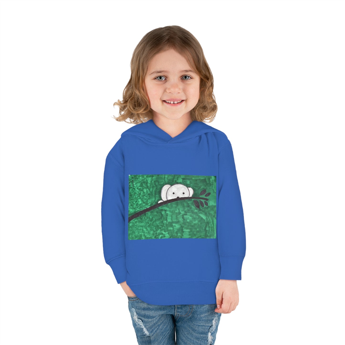 Hiding Koala Toddler Pullover Fleece Hoodie