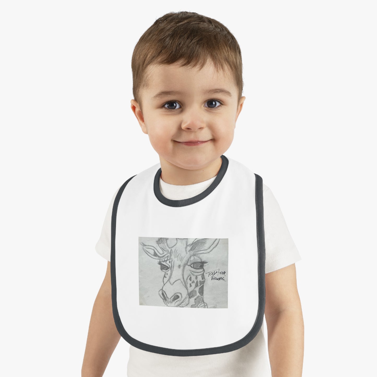 Giraffe Baby Jersey Bib