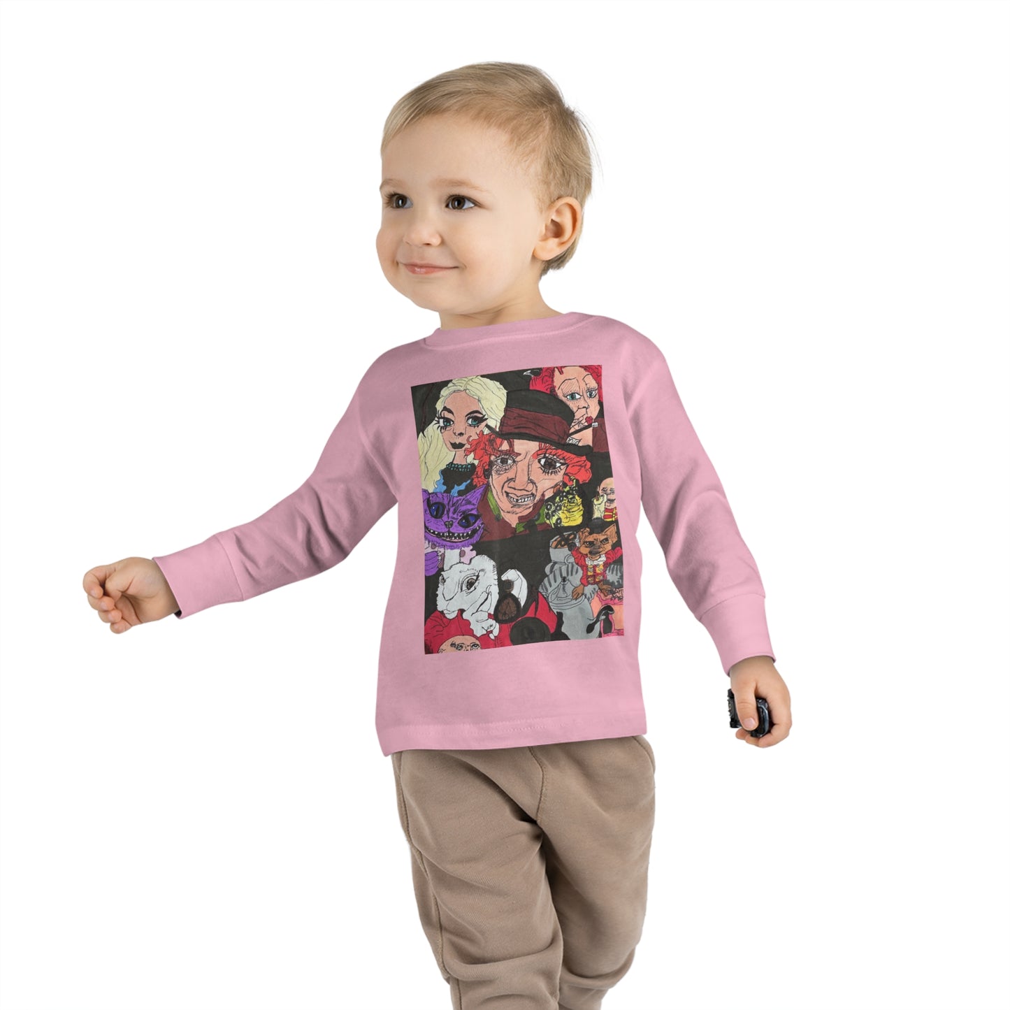 Hatters Madness Toddler Long Sleeve Tee