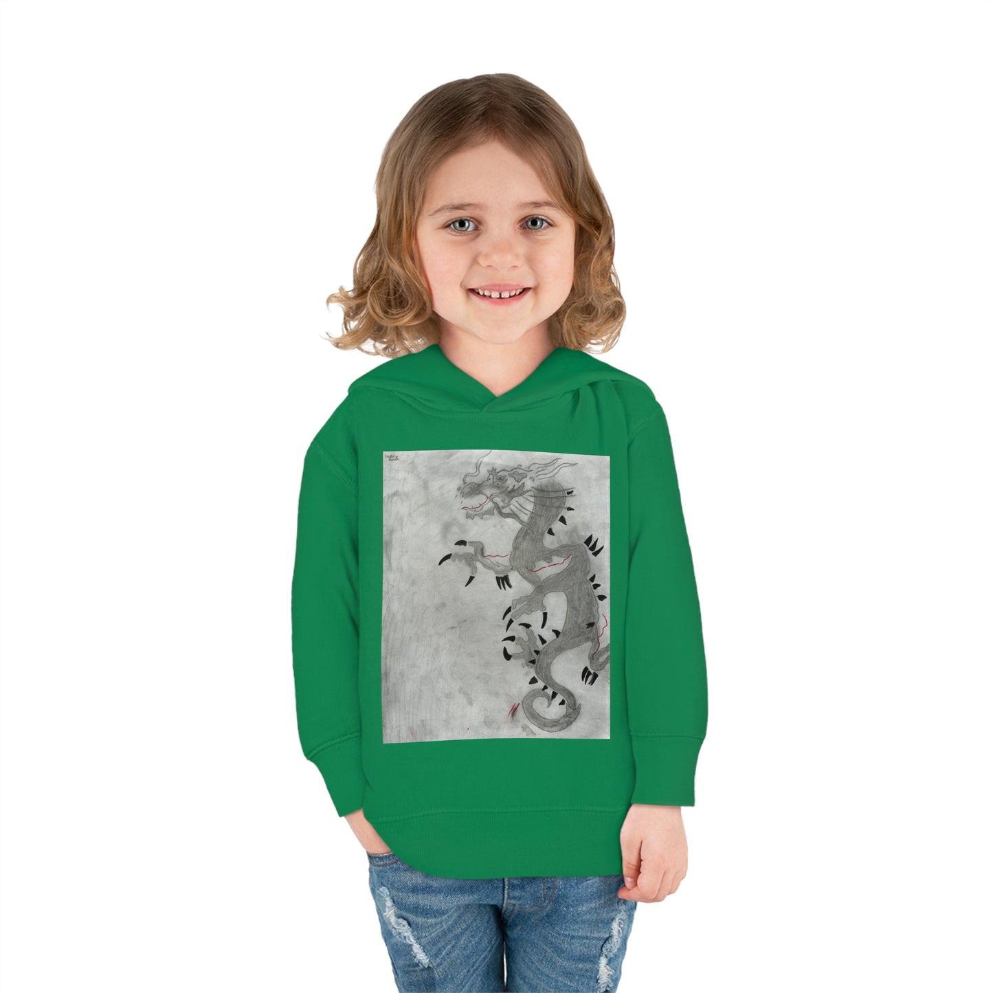 Dragon Toddler Pullover Fleece Hoodie