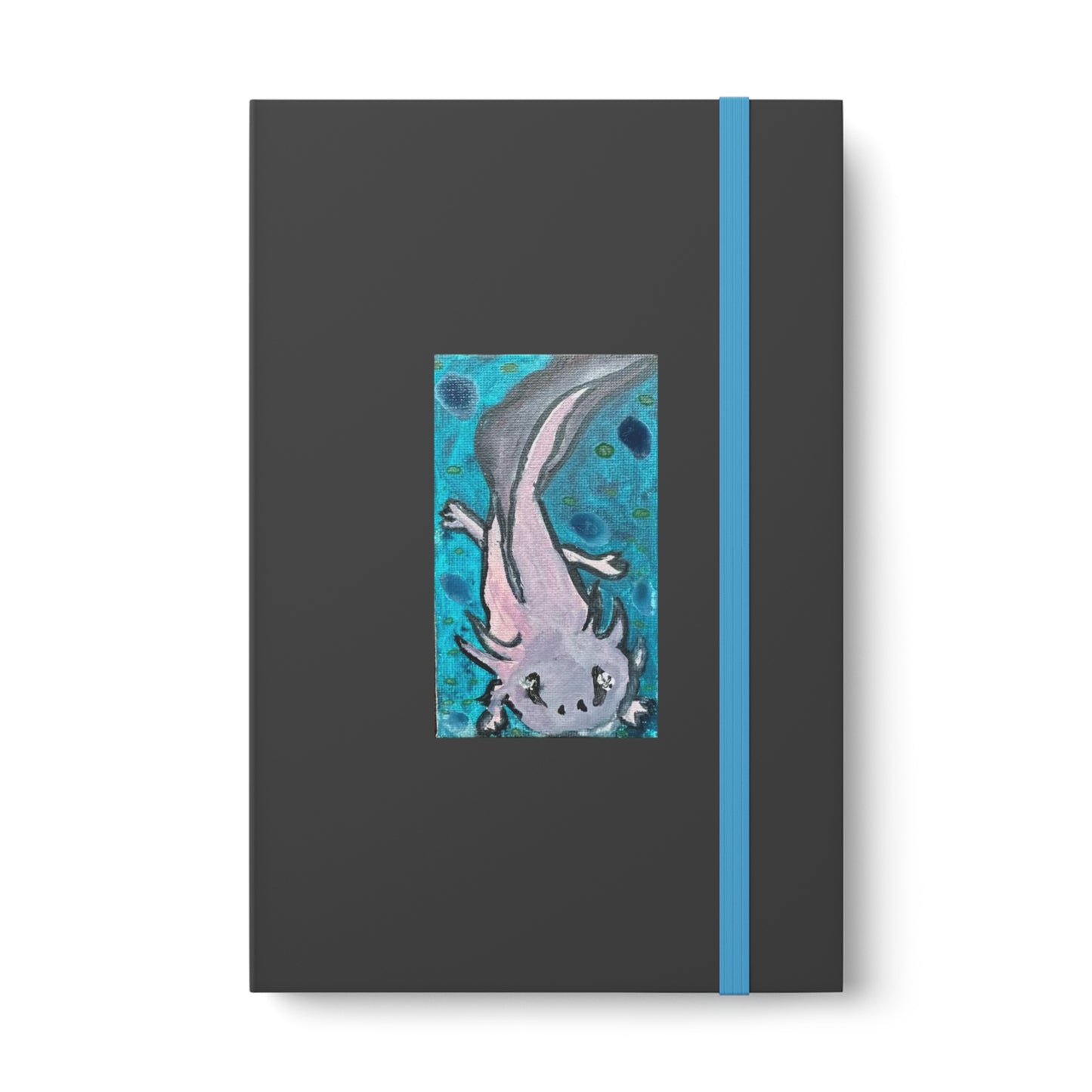 Amazing Axolotl Color Contrast Notebook - Ruled