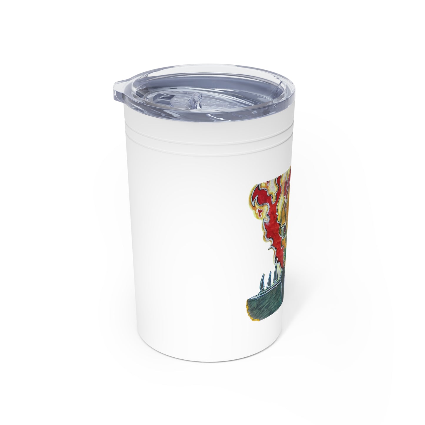 Skeleton On Fire Vacuum Insulated Tumbler, 11oz