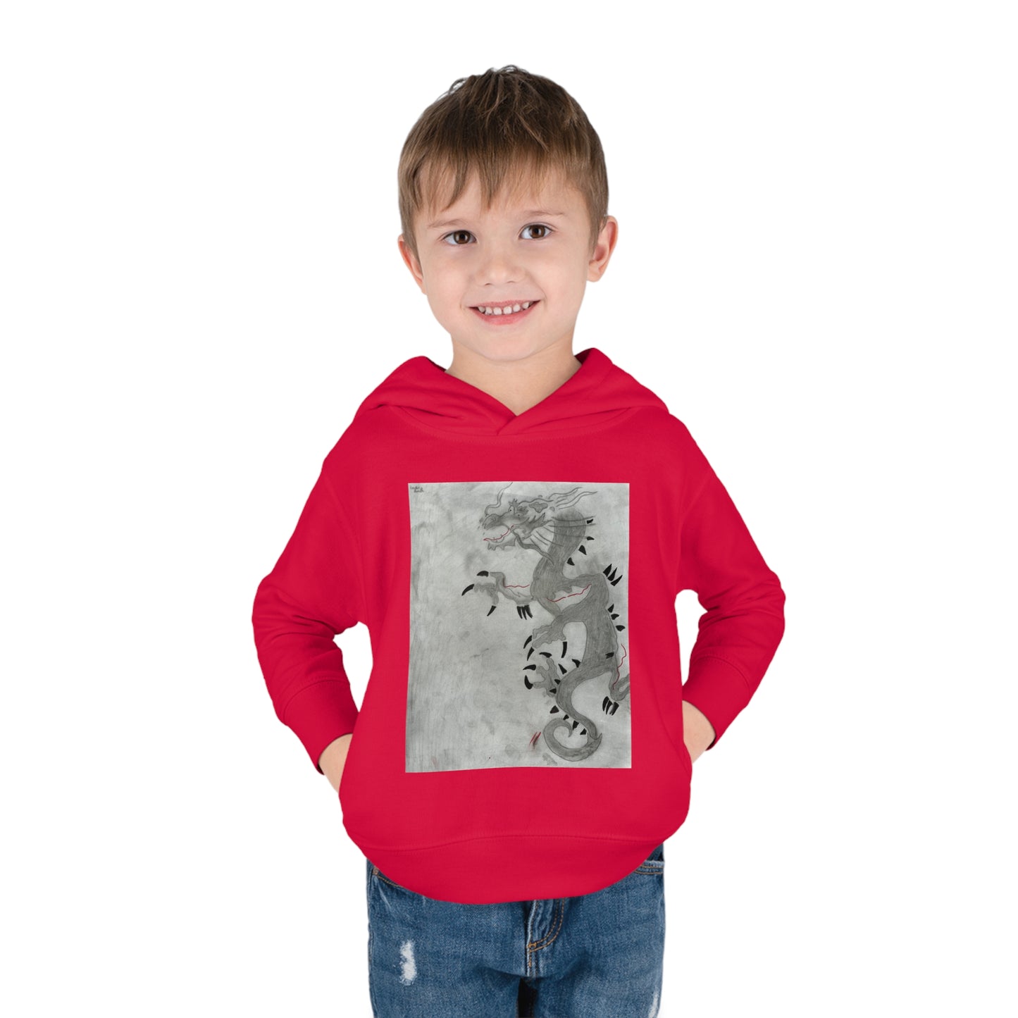 Dragon Toddler Pullover Fleece Hoodie