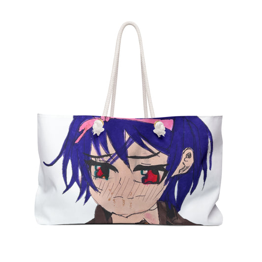 Anime Girl Purple Hair Weekender Bag