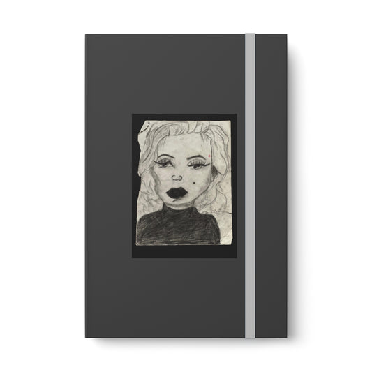 Retro 50s Leading Lady Color Contrast Notebook - Ruled