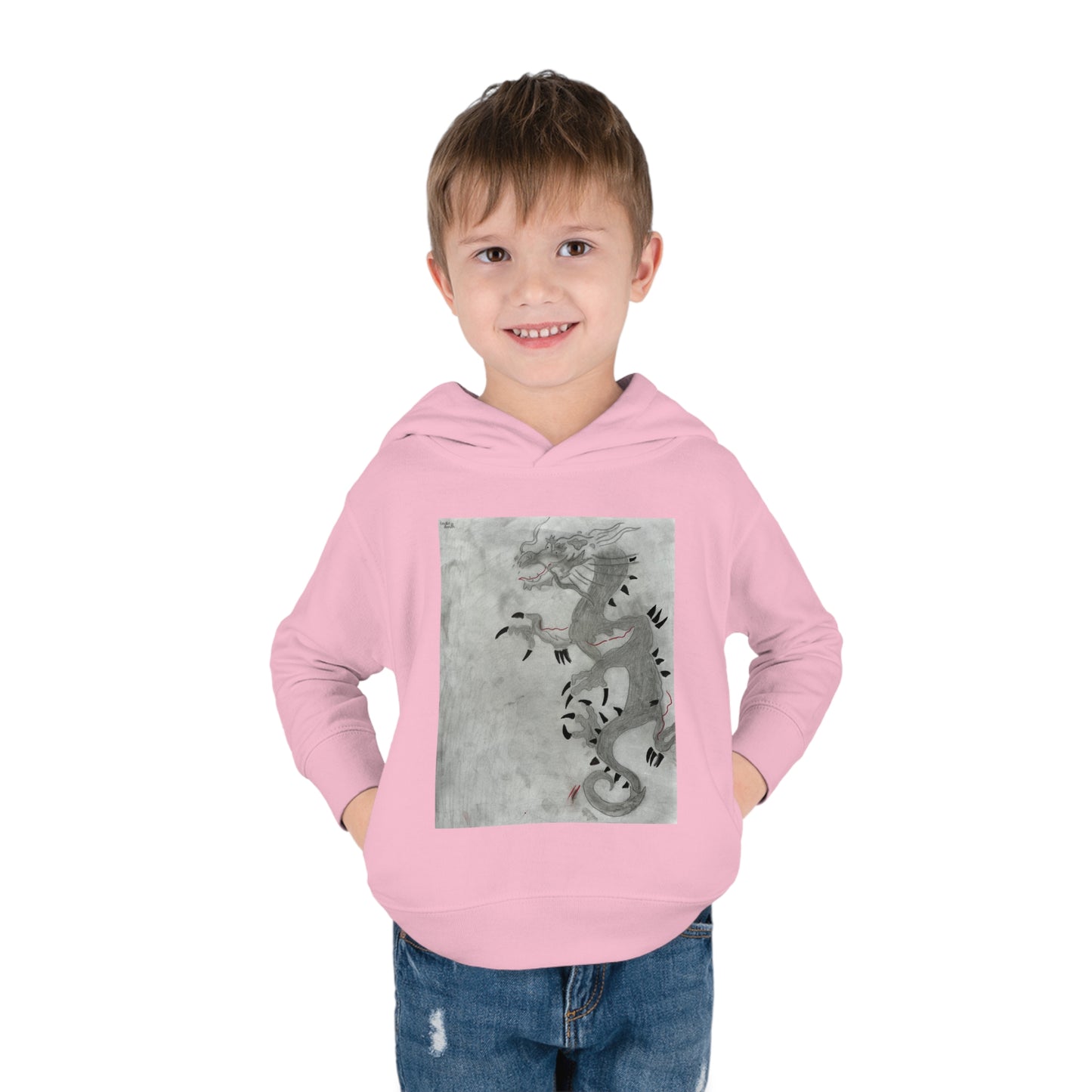 Dragon Toddler Pullover Fleece Hoodie