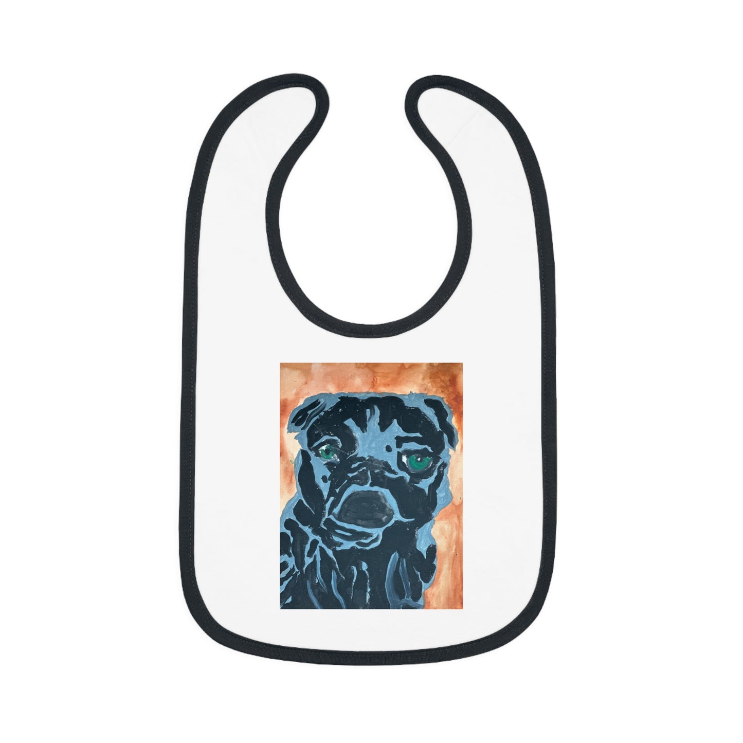 Green-Eyed Dog Sweetie  Jersey Bib