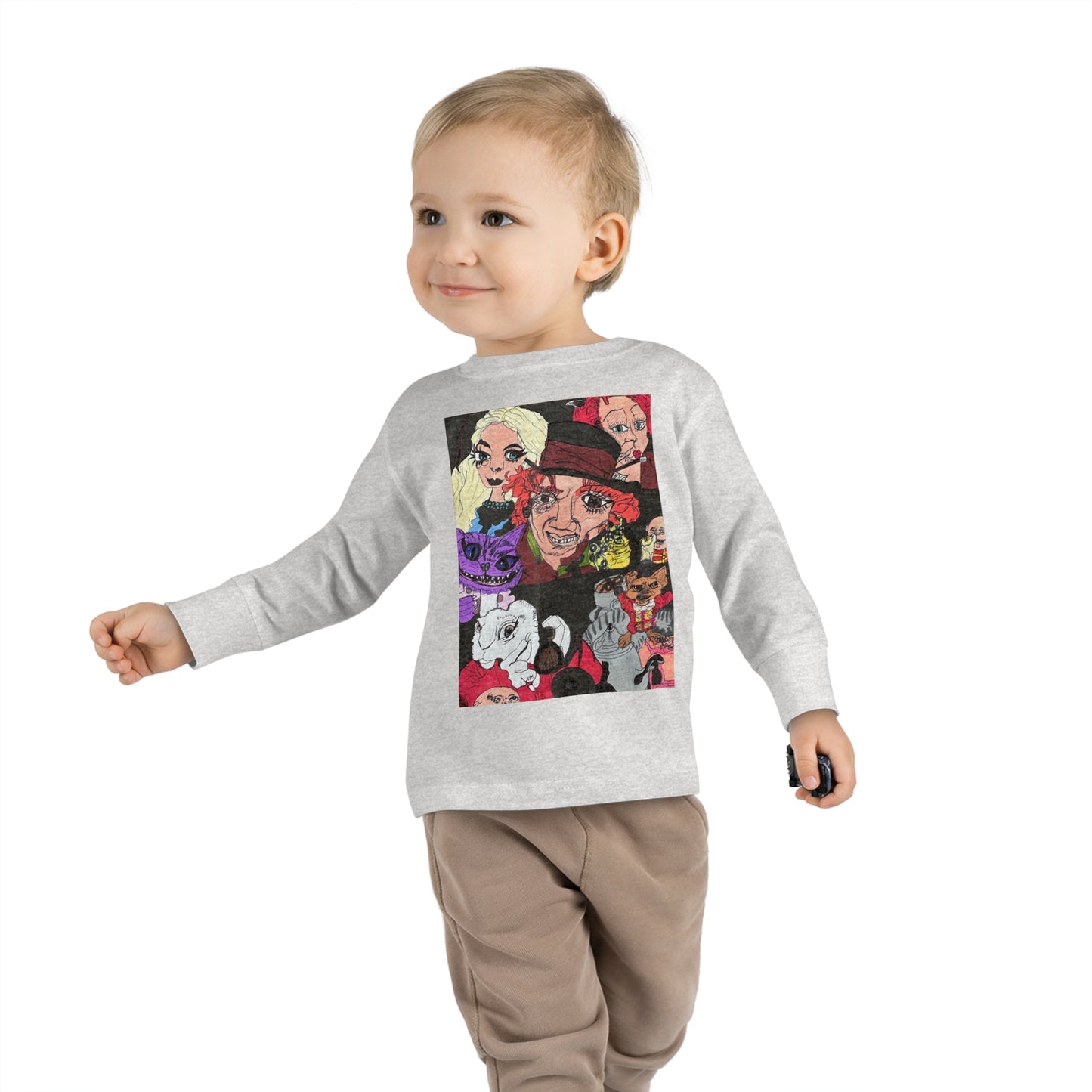 Hatters Madness Toddler Long Sleeve Tee