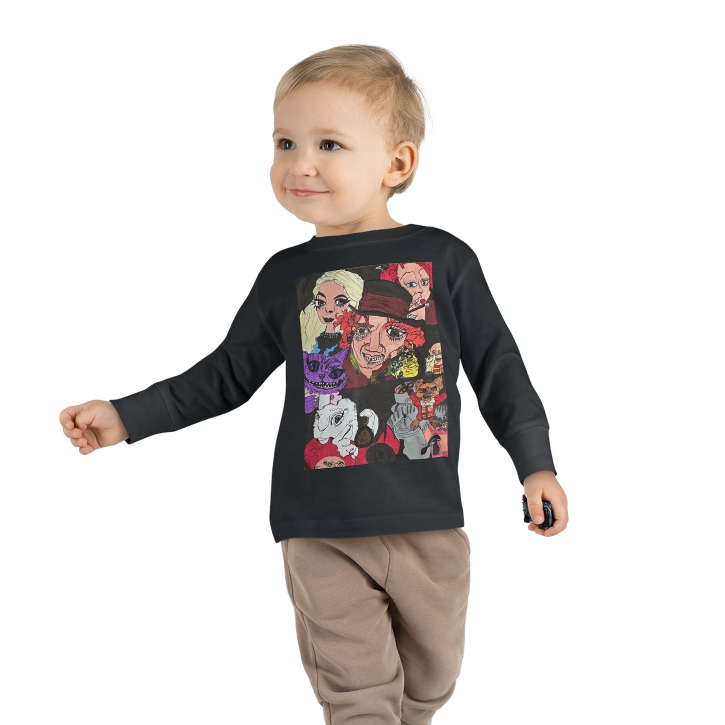 Hatters Madness Toddler Long Sleeve Tee