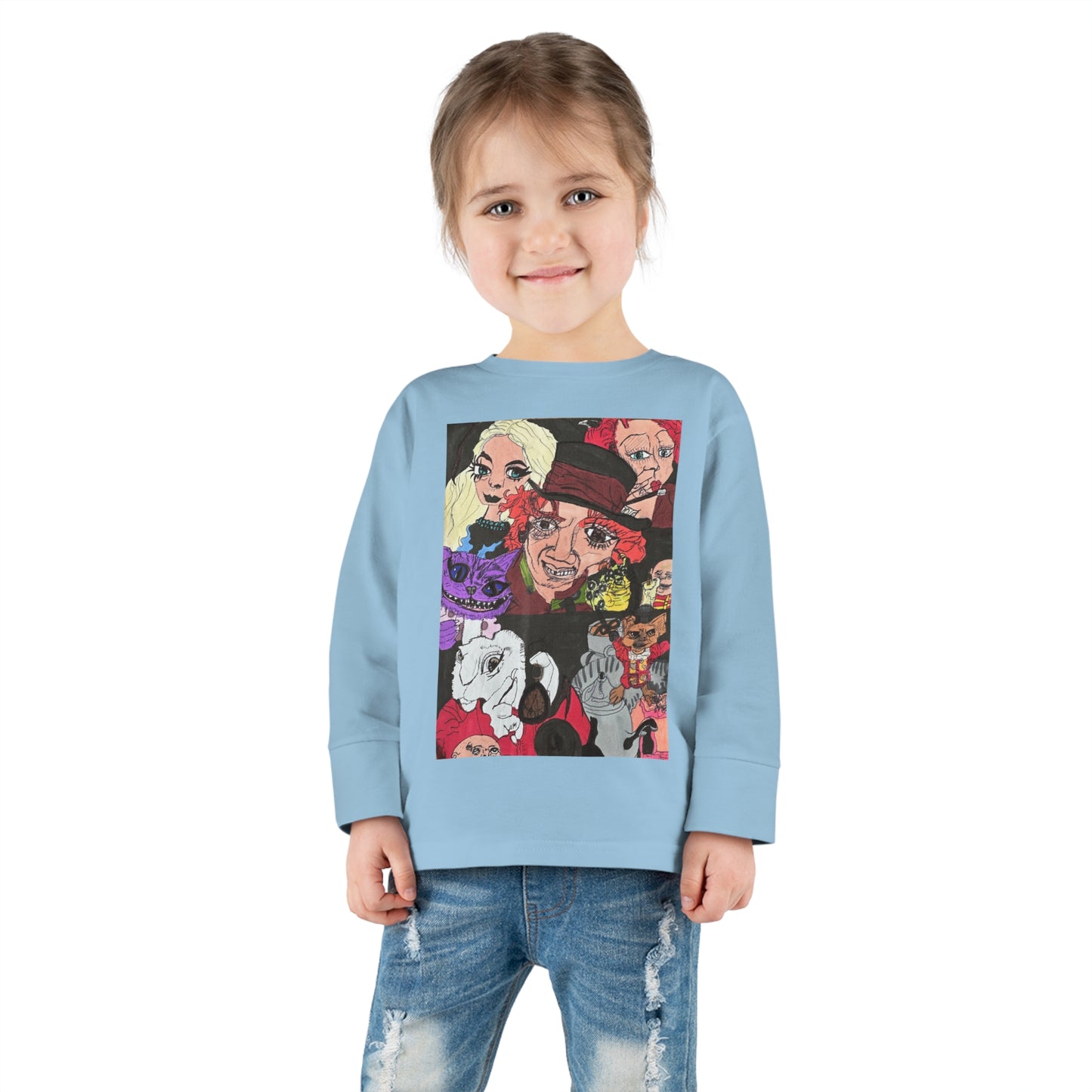 Hatters Madness Toddler Long Sleeve Tee