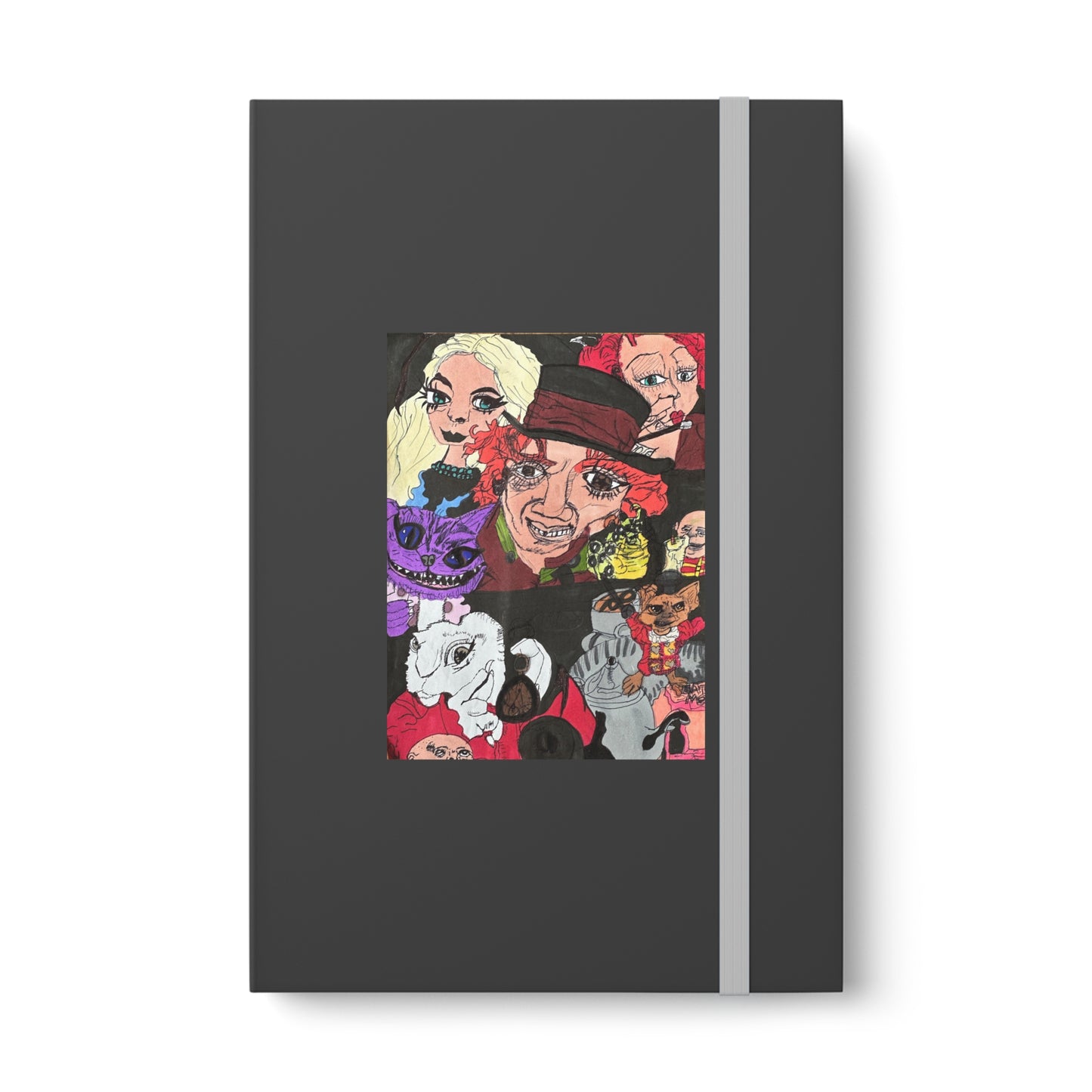 Hatter Madness Color Contrast Notebook - Ruled