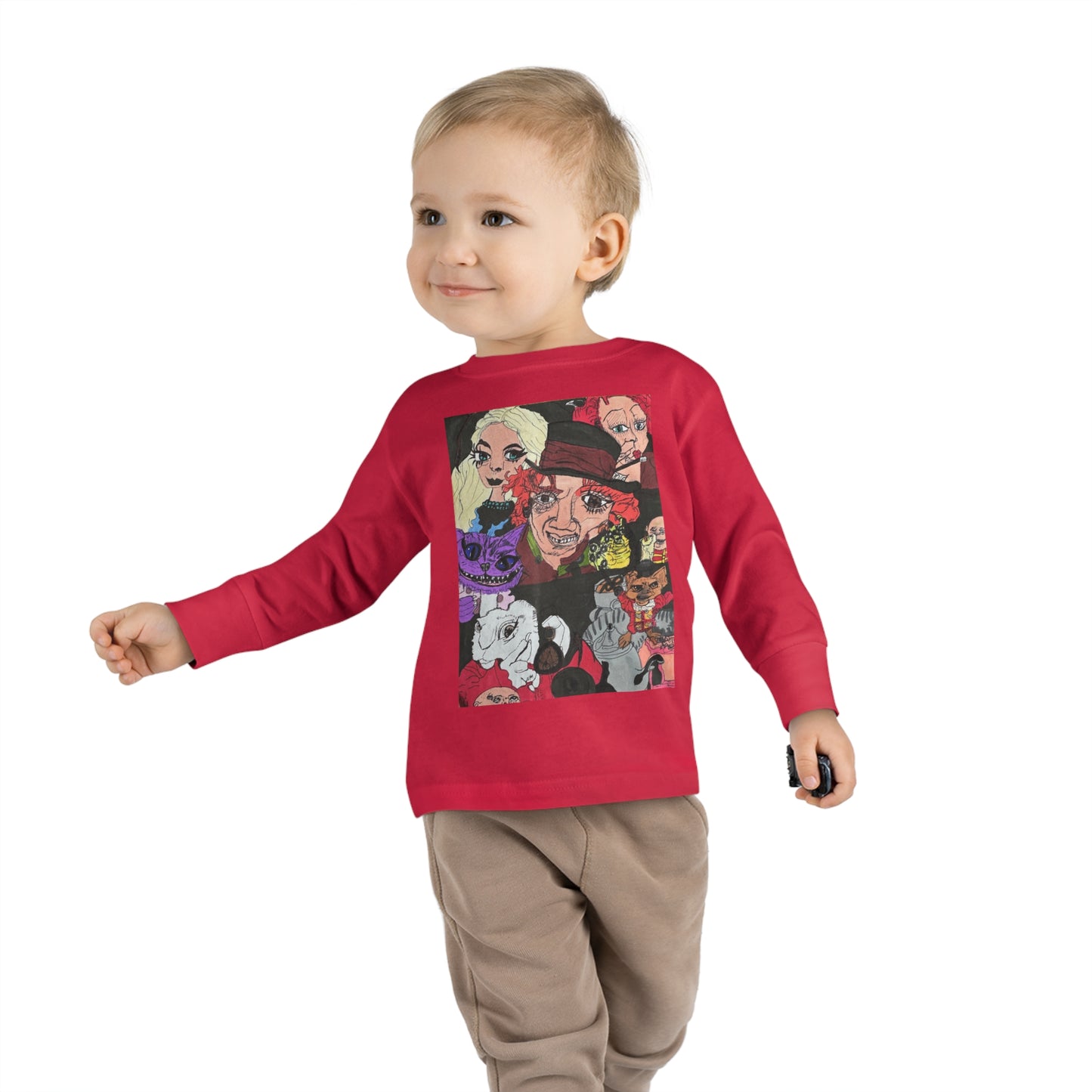 Hatters Madness Toddler Long Sleeve Tee