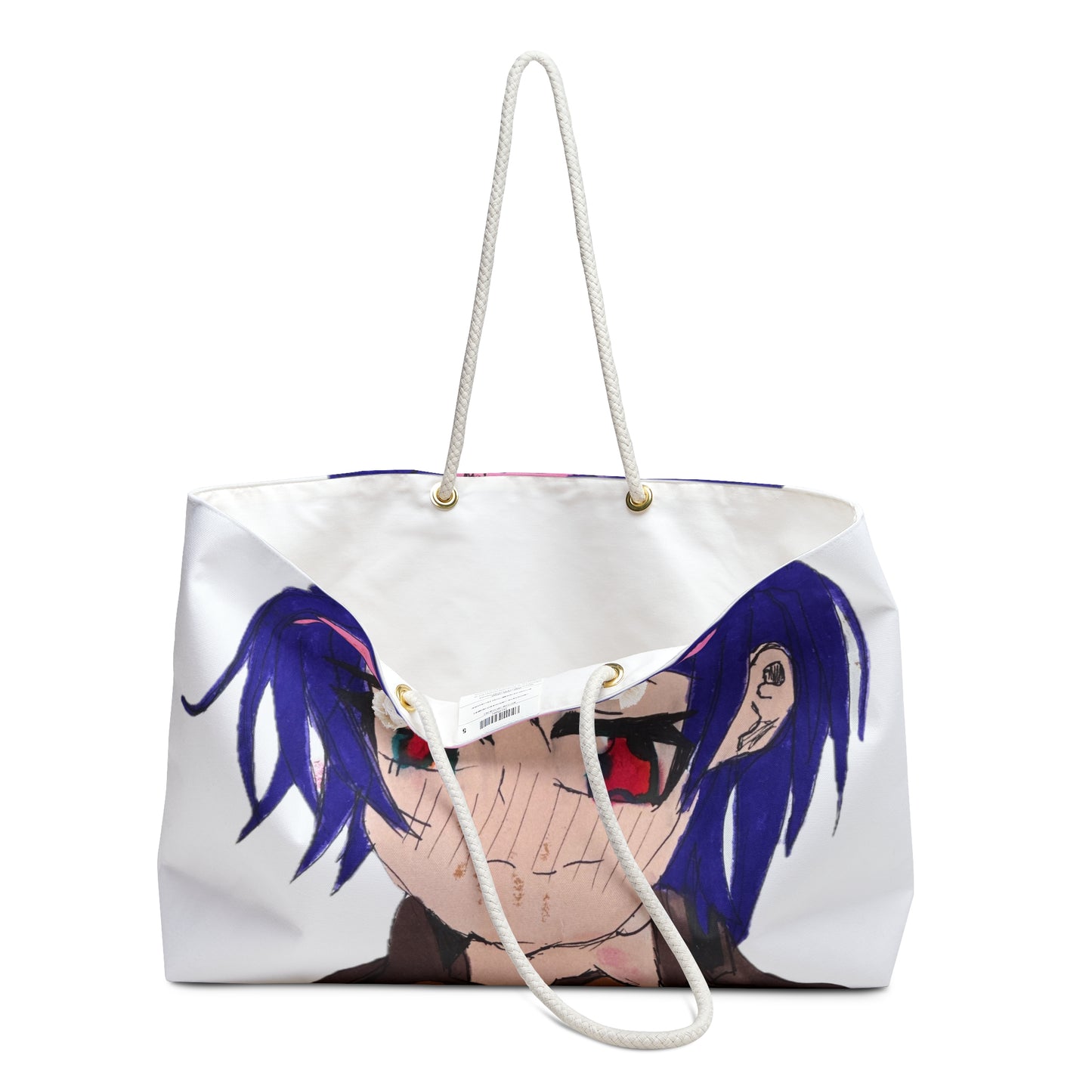 Anime Girl Purple Hair Weekender Bag