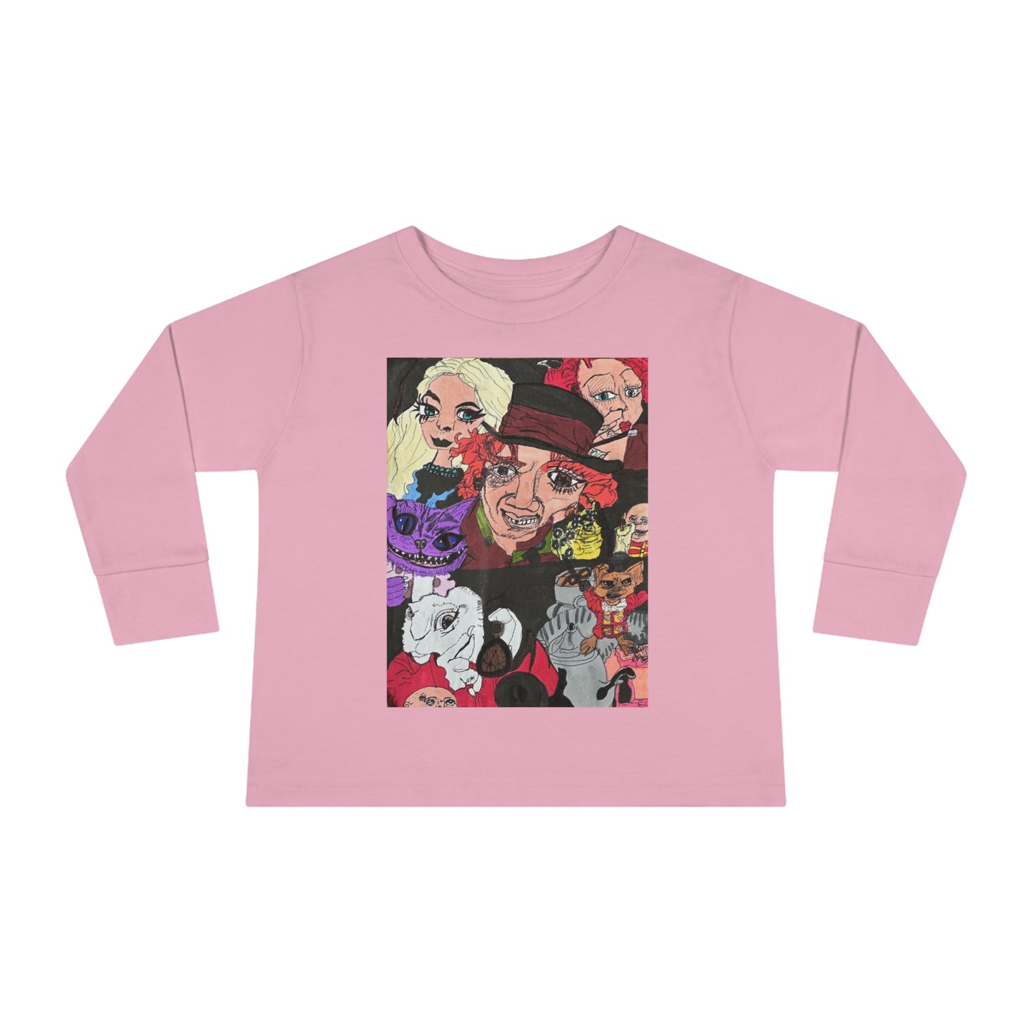 Hatters Madness Toddler Long Sleeve Tee