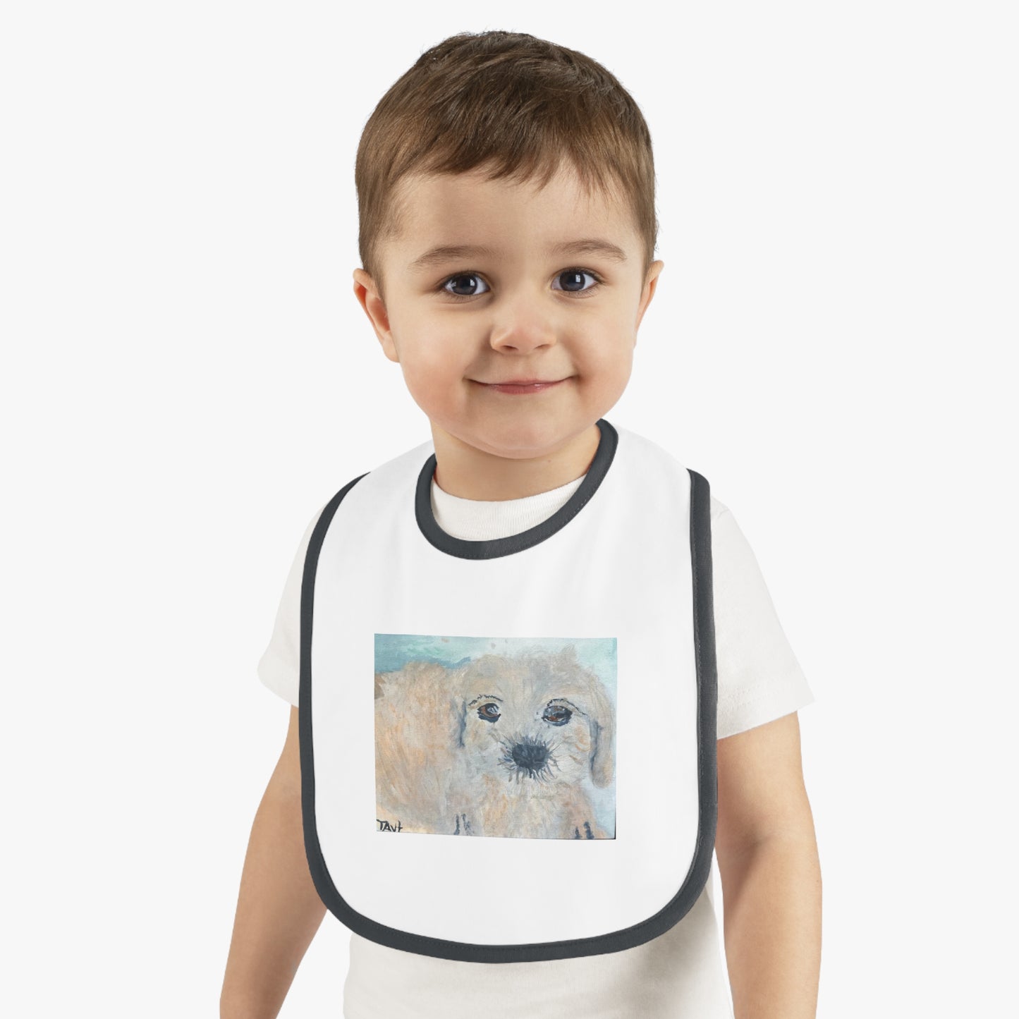 Cutie Pie Dog Baby Jersey Bib