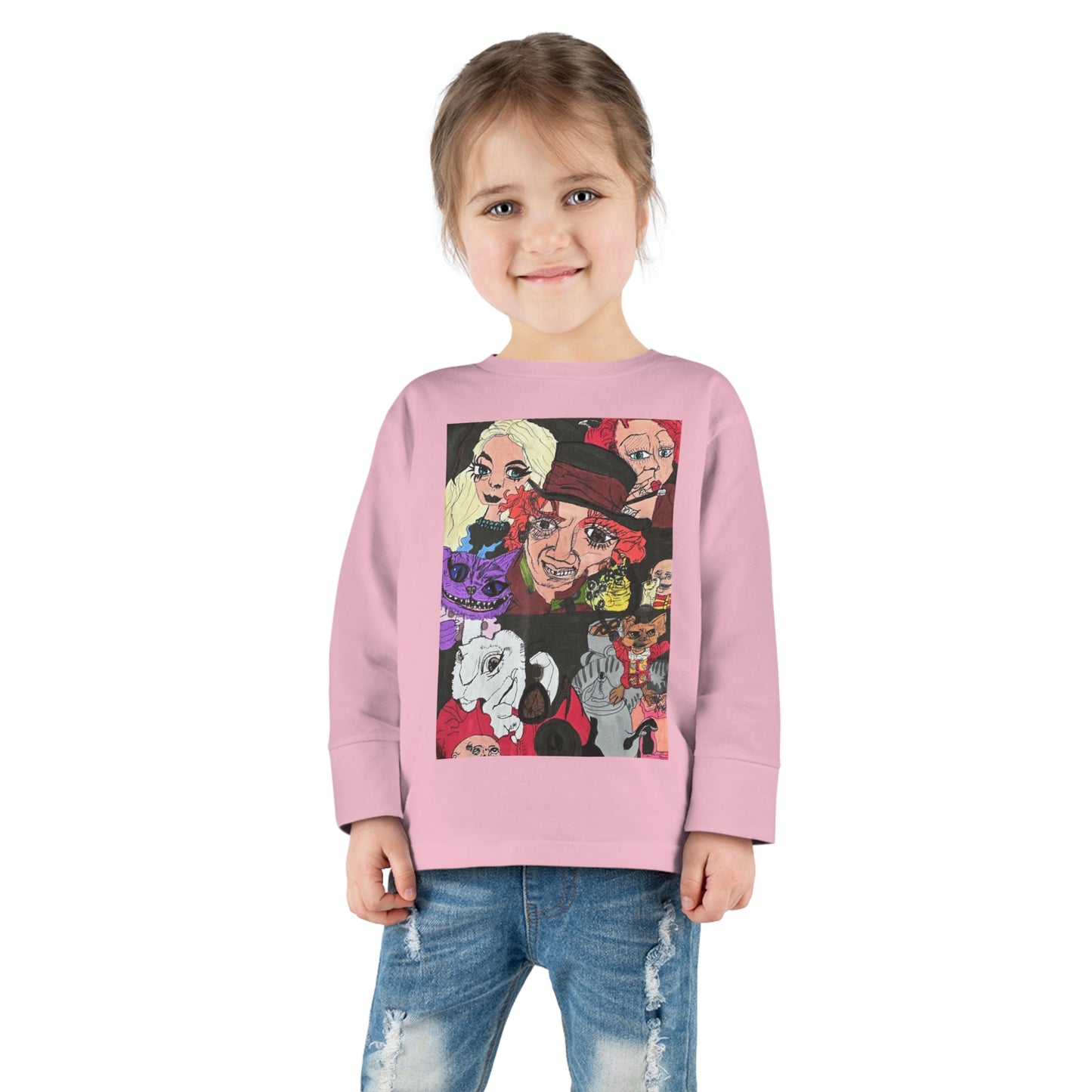 Hatters Madness Toddler Long Sleeve Tee