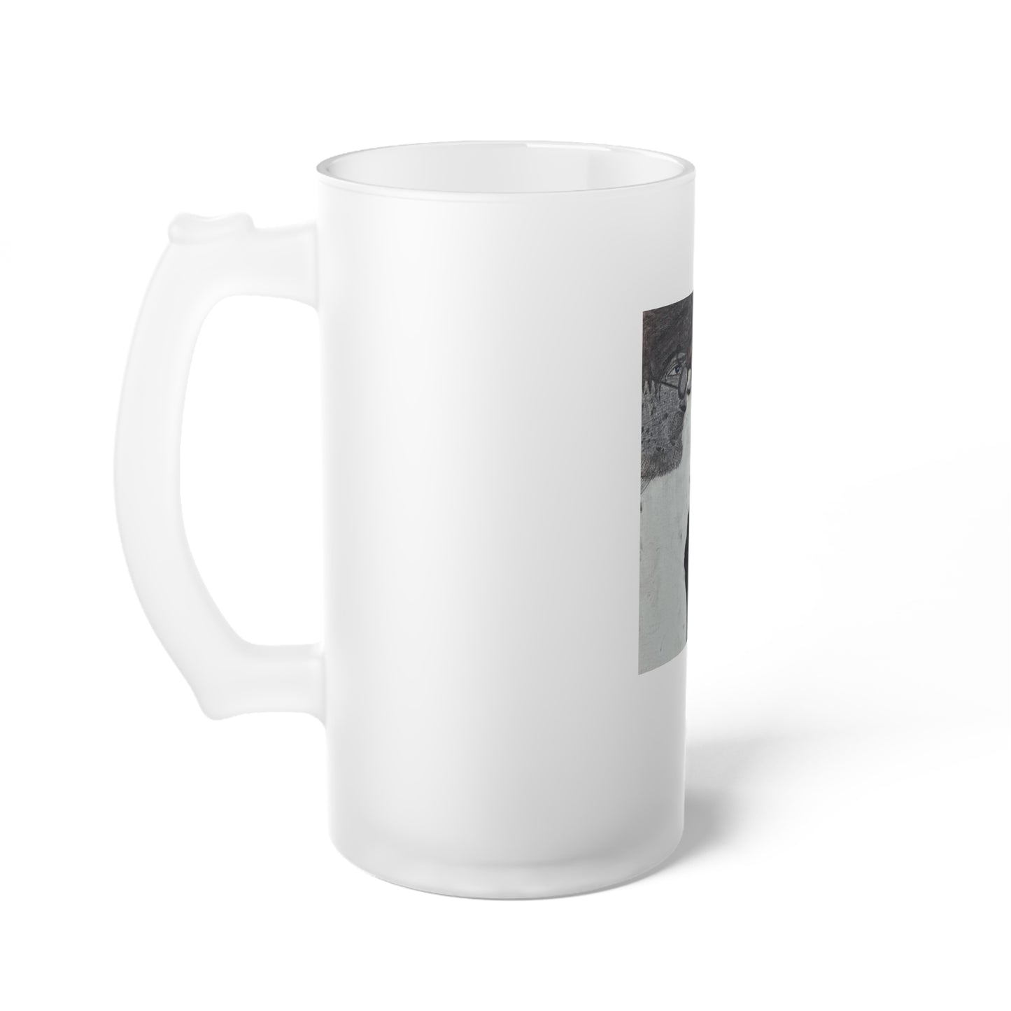 Sorcerer Frosted Glass Beer Mug