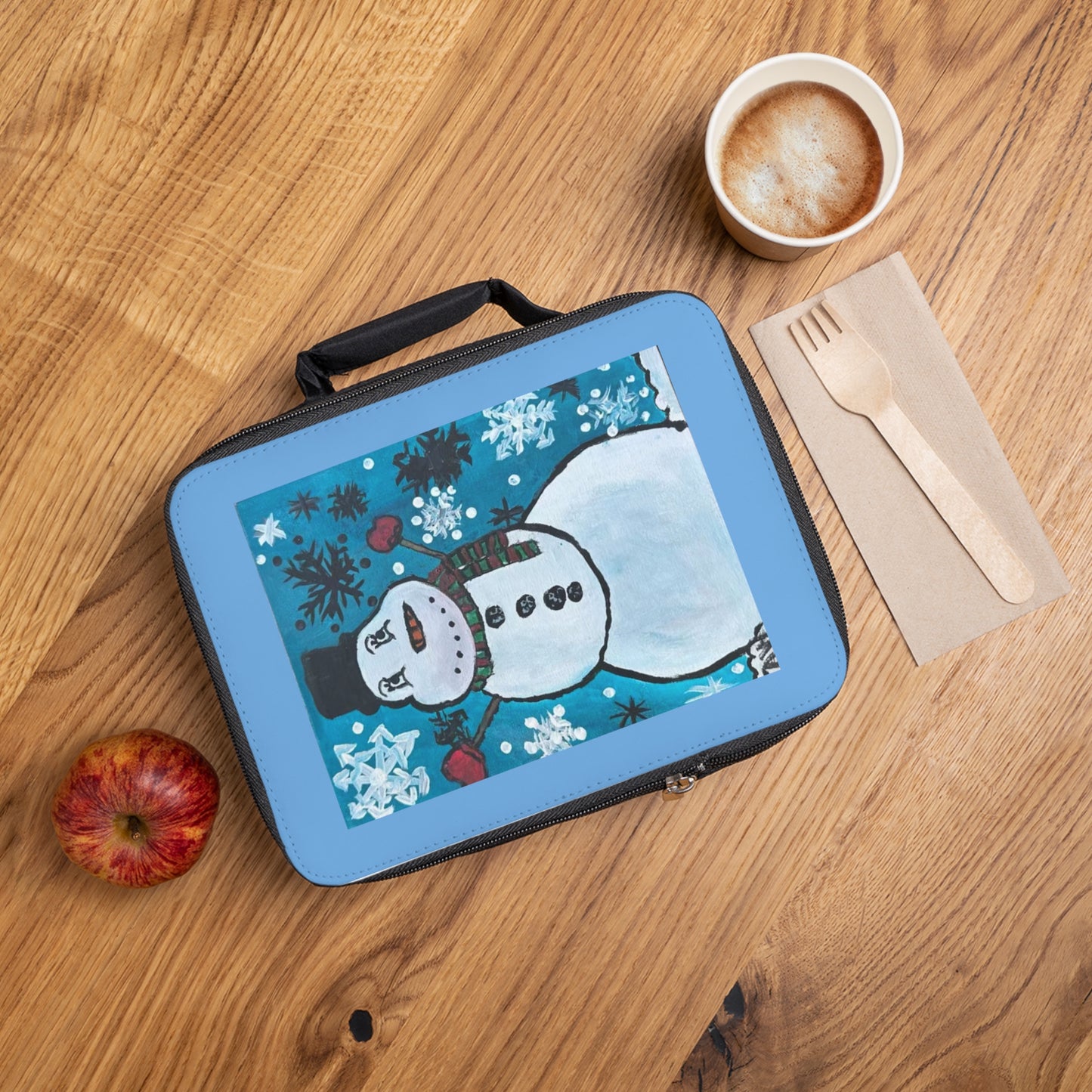 Happy Snowman Lunch Bag