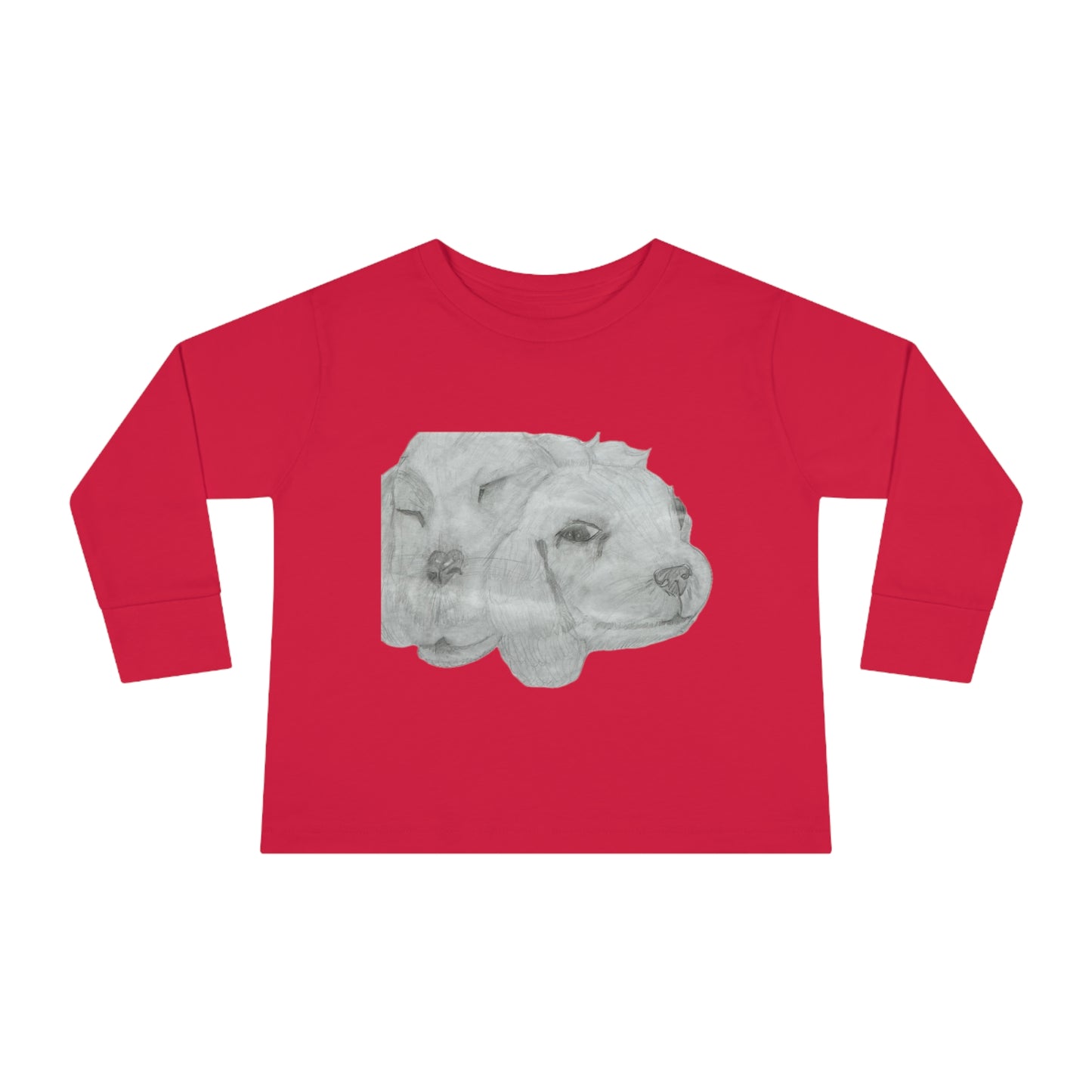 Dual Doggies Toddler Long Sleeve Tee